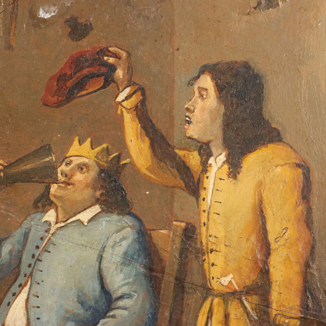 Painting 'Twelfth Night the King Drinks' Copy from David Teniers '800 - Copy from David Teniers II | Art | 19th Century