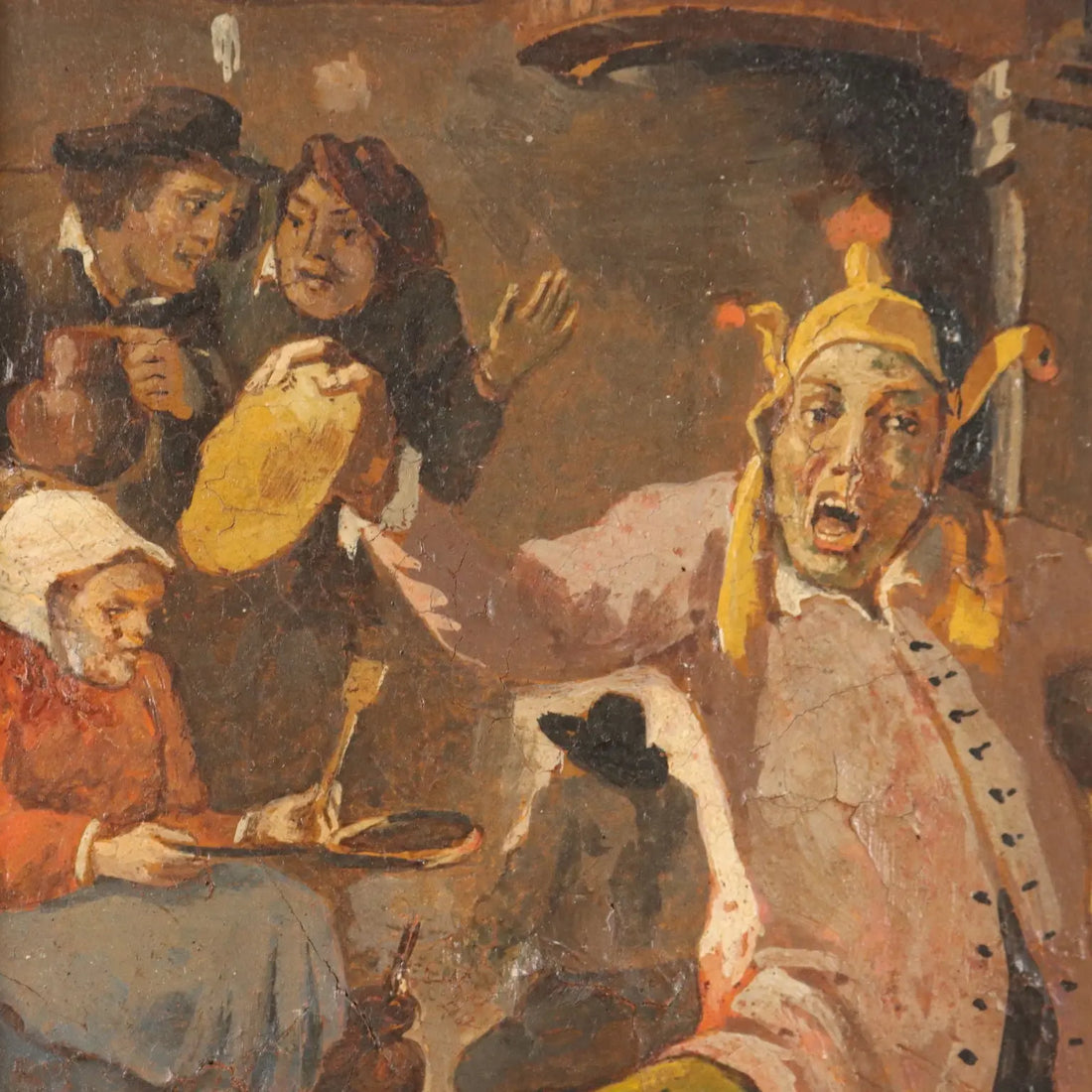 Painting 'Twelfth Night the King Drinks' Copy from David Teniers '800 - Copy from David Teniers II | Art | 19th Century