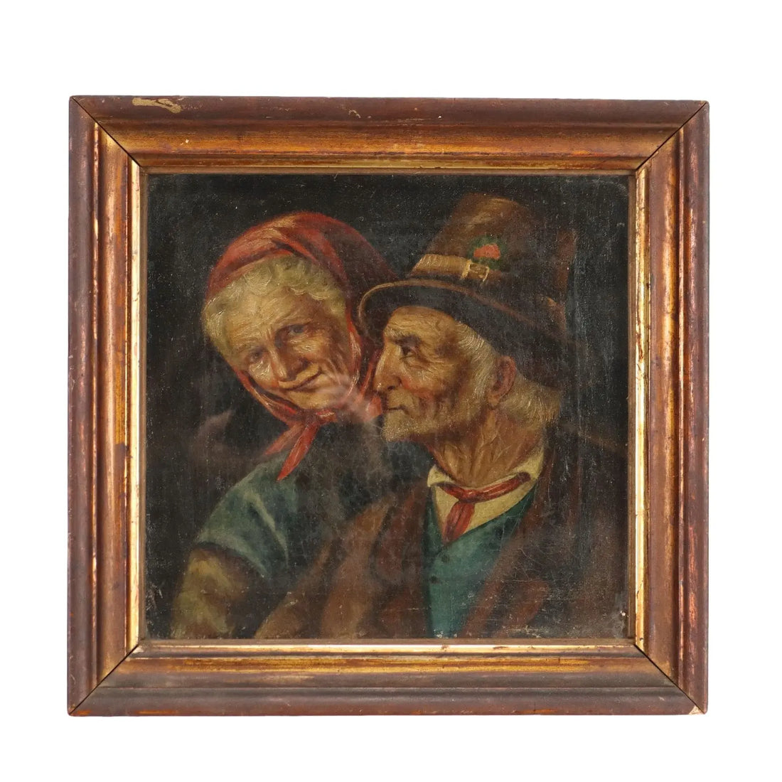 Portrait of an Elderly Couple Oil on Canvas Italy XIX Century | Art | 19th Century