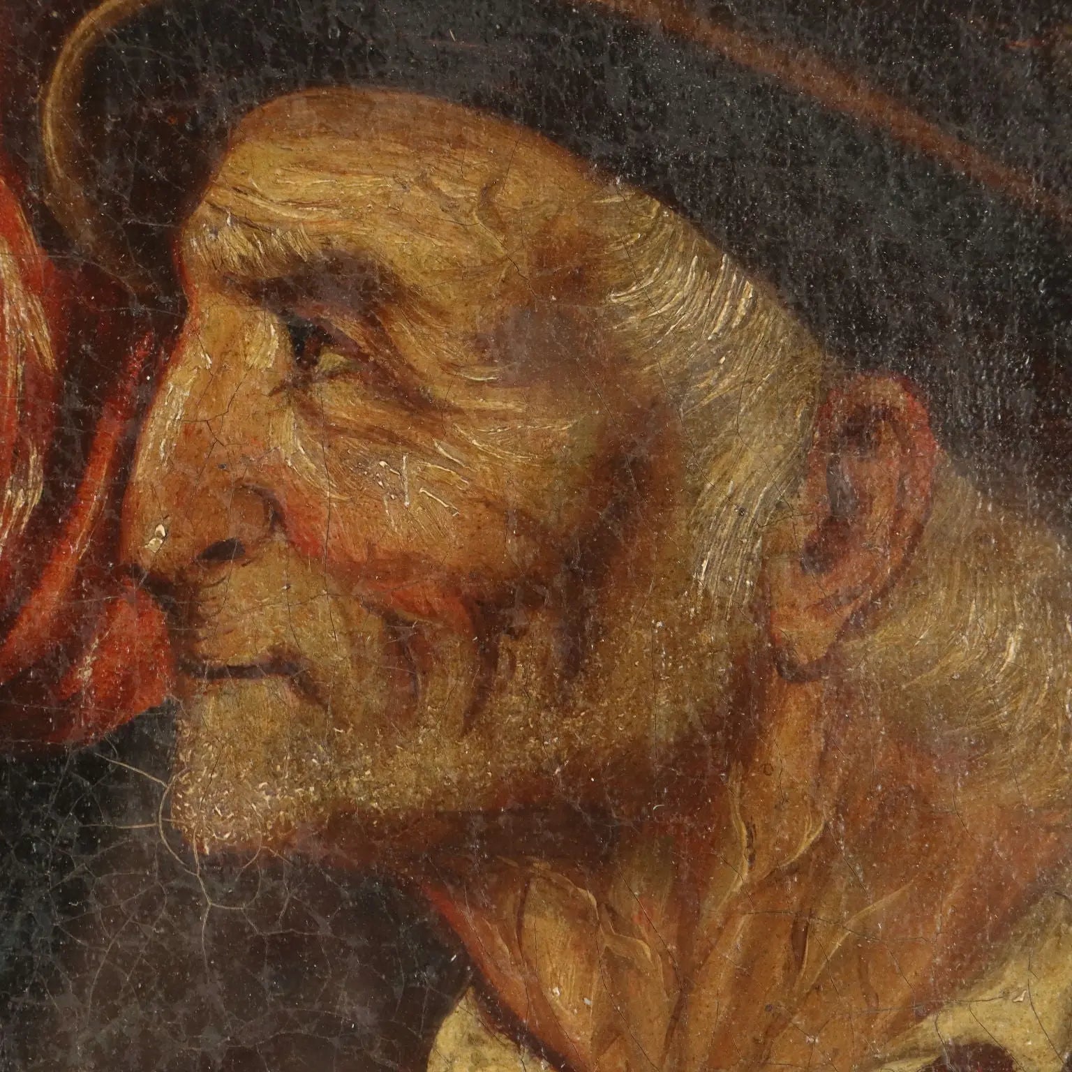 Portrait of an Elderly Couple Oil on Canvas Italy XIX Century | Art | 19th Century