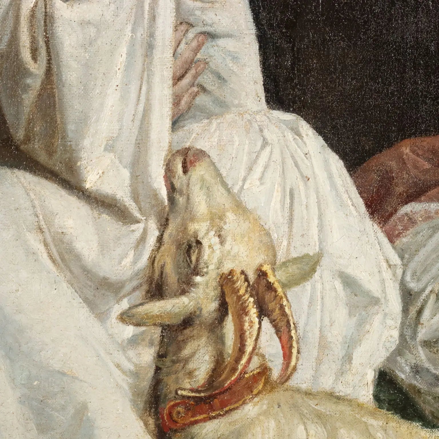 Esmeralda in the Tower of Notre-Dame Antique Painting XIX Century | Art | 19th Century
