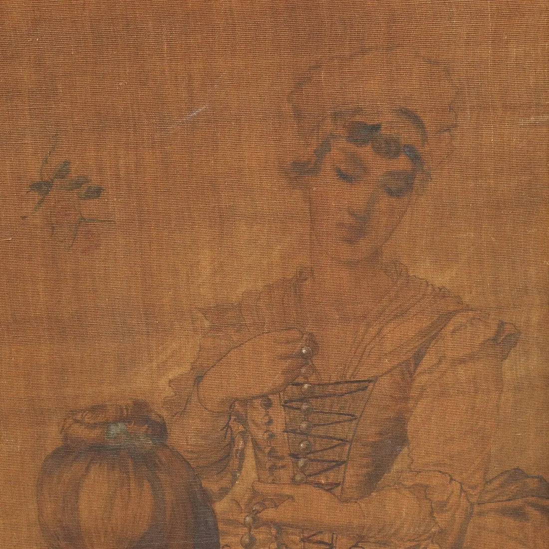 Antique Tapestry on Canvas Reading the Letter XIX Century - Reading the Letter | Art | 19th Century