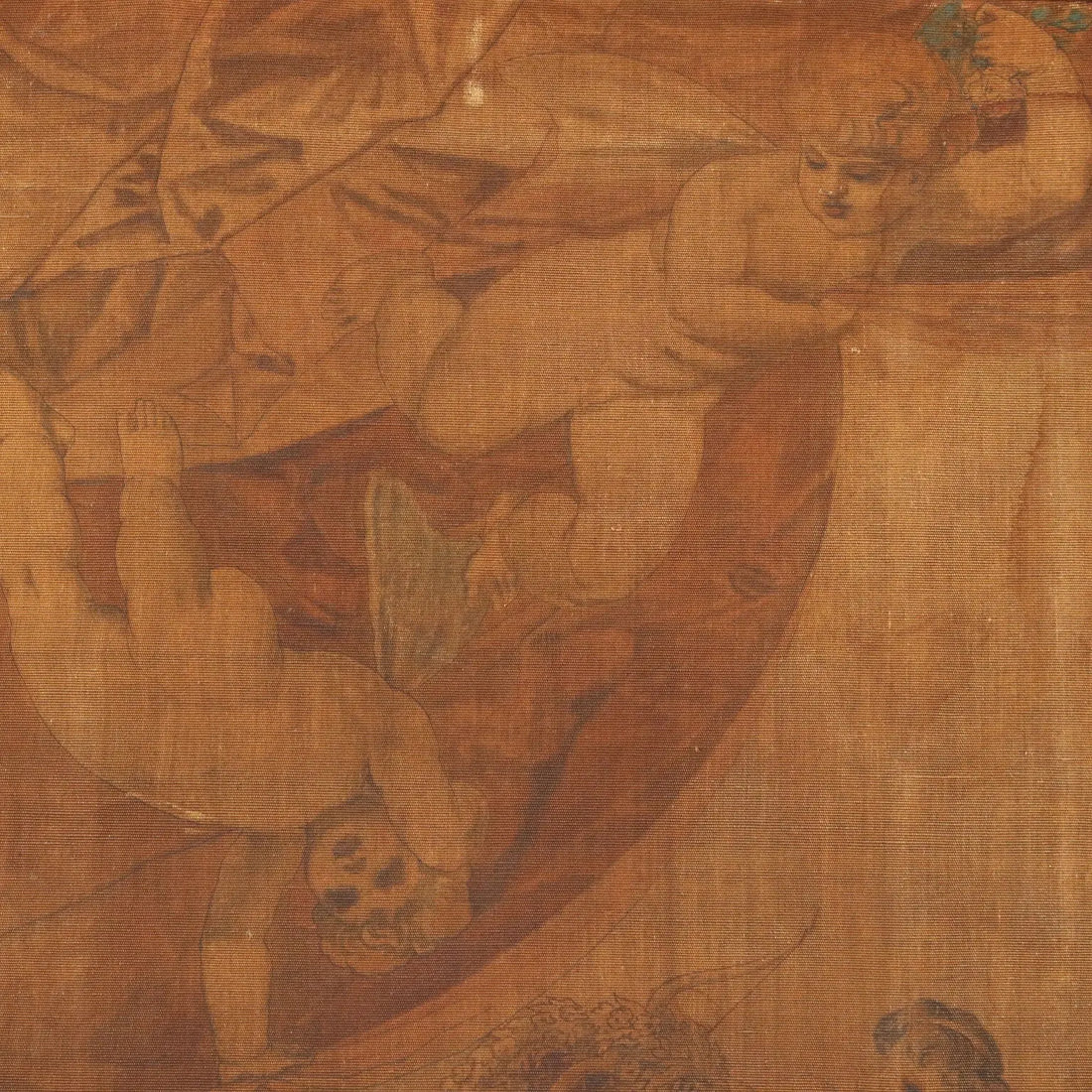 Antique Tapestry on Canvas Reading the Letter XIX Century - Reading the Letter | Art | 19th Century