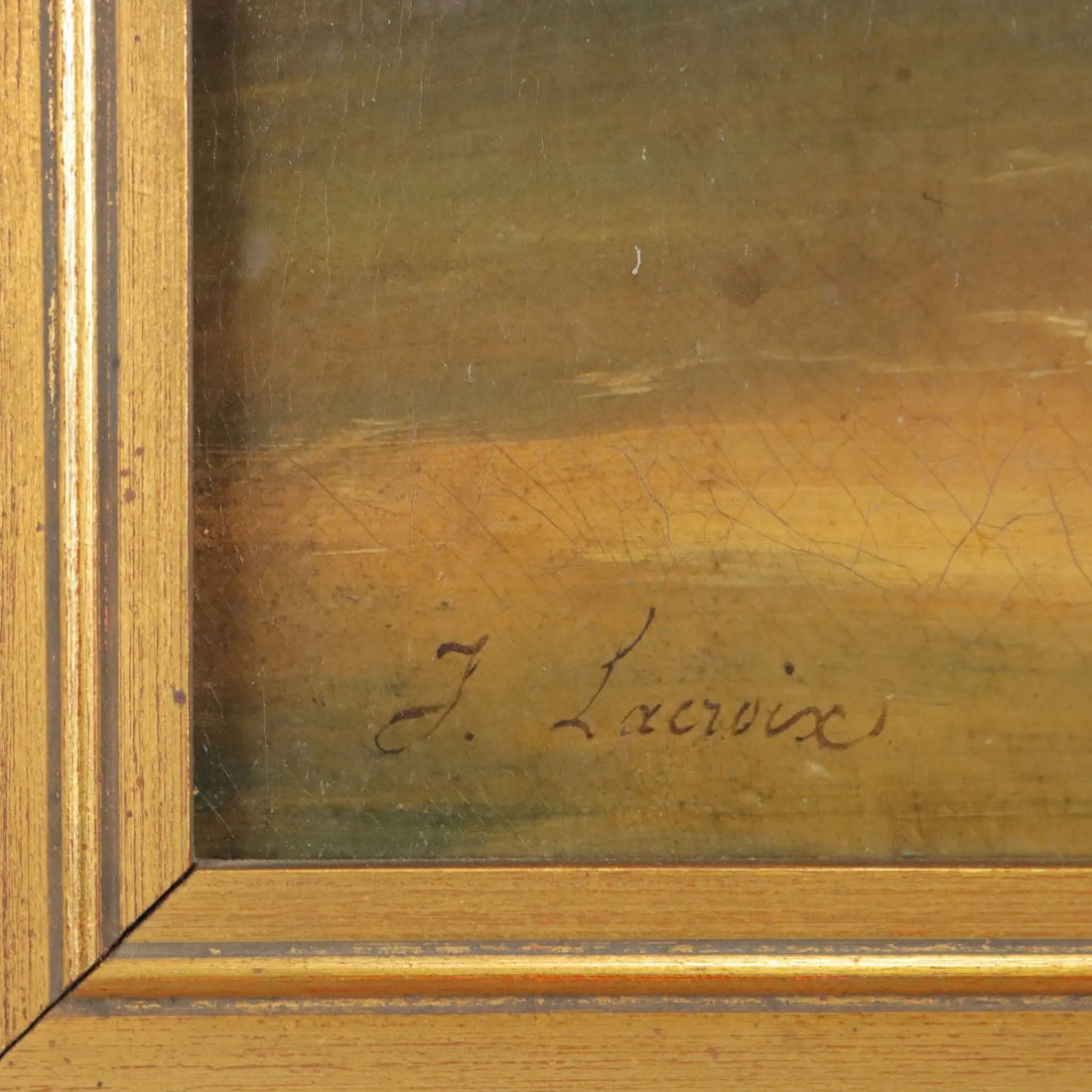 The Sale of Fresh Fish Antique Painting Oil on Canvas XIX Century | Art | 19th Century