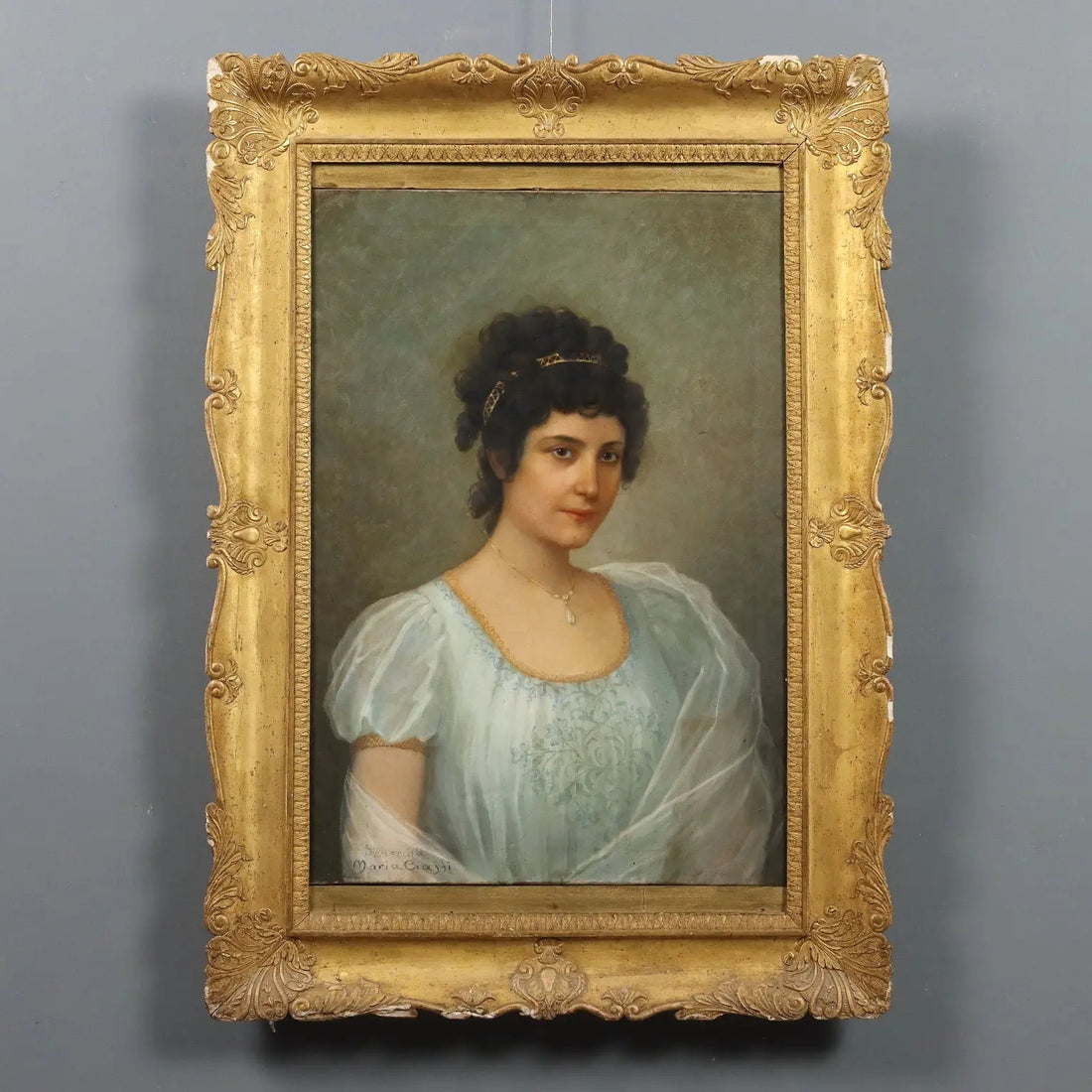 Antique Painting Signed Scifoni Oil on Canvas Italy XIX Century | Art | 19th Century