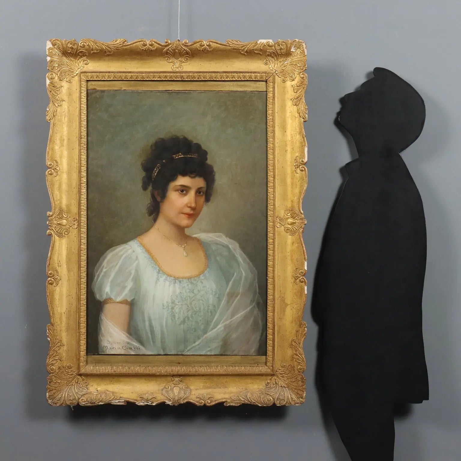 Antique Painting Signed Scifoni Oil on Canvas Italy XIX Century | Art | 19th Century