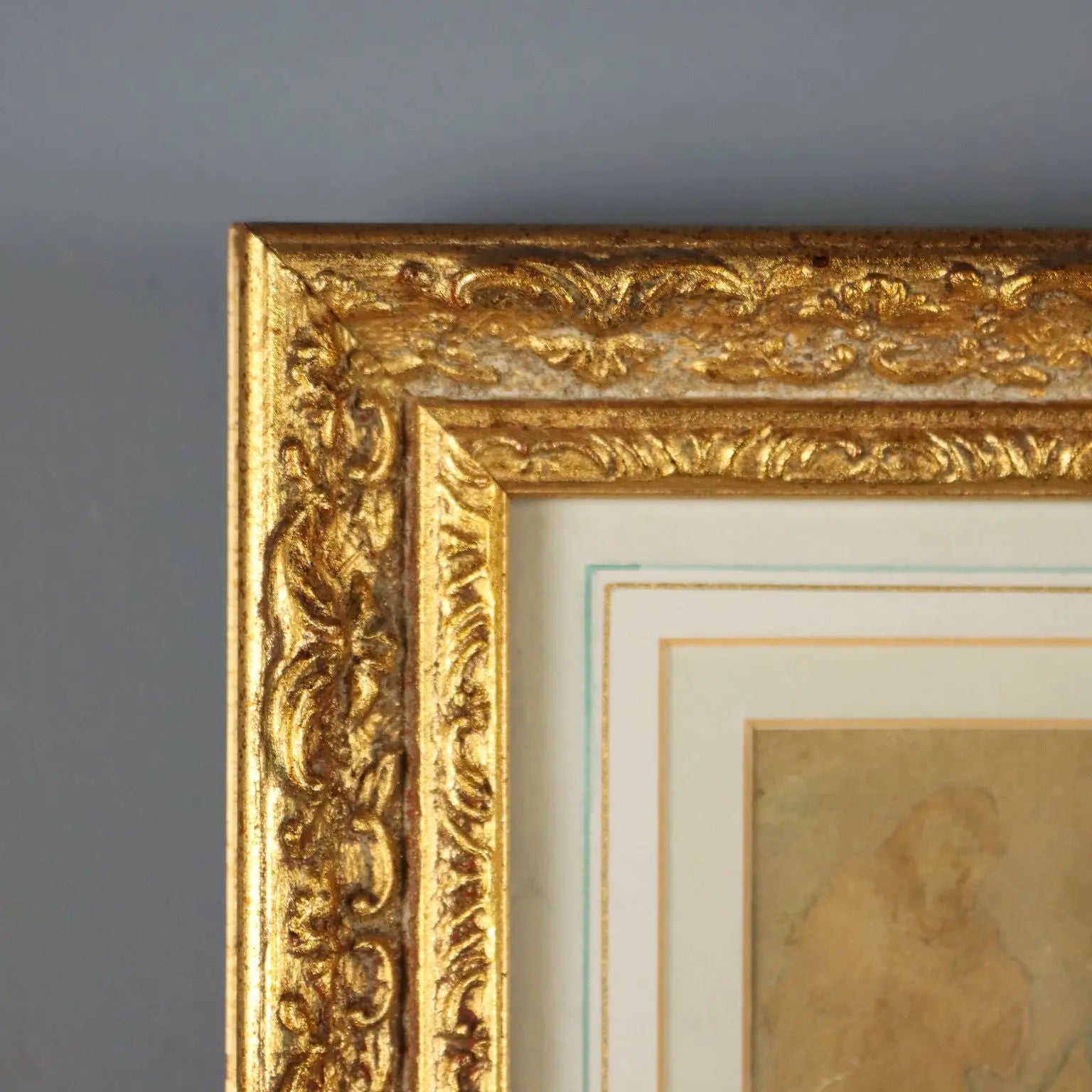 Antique Painting Signed Pietro Michis Interior Scene XIX Century - Interior Scene with Figures | Art | 19th Century