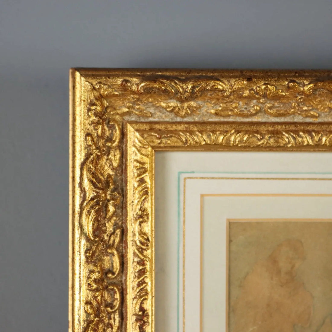 Antique Painting Signed Pietro Michis Interior Scene XIX Century - Interior Scene with Figures | Art | 19th Century