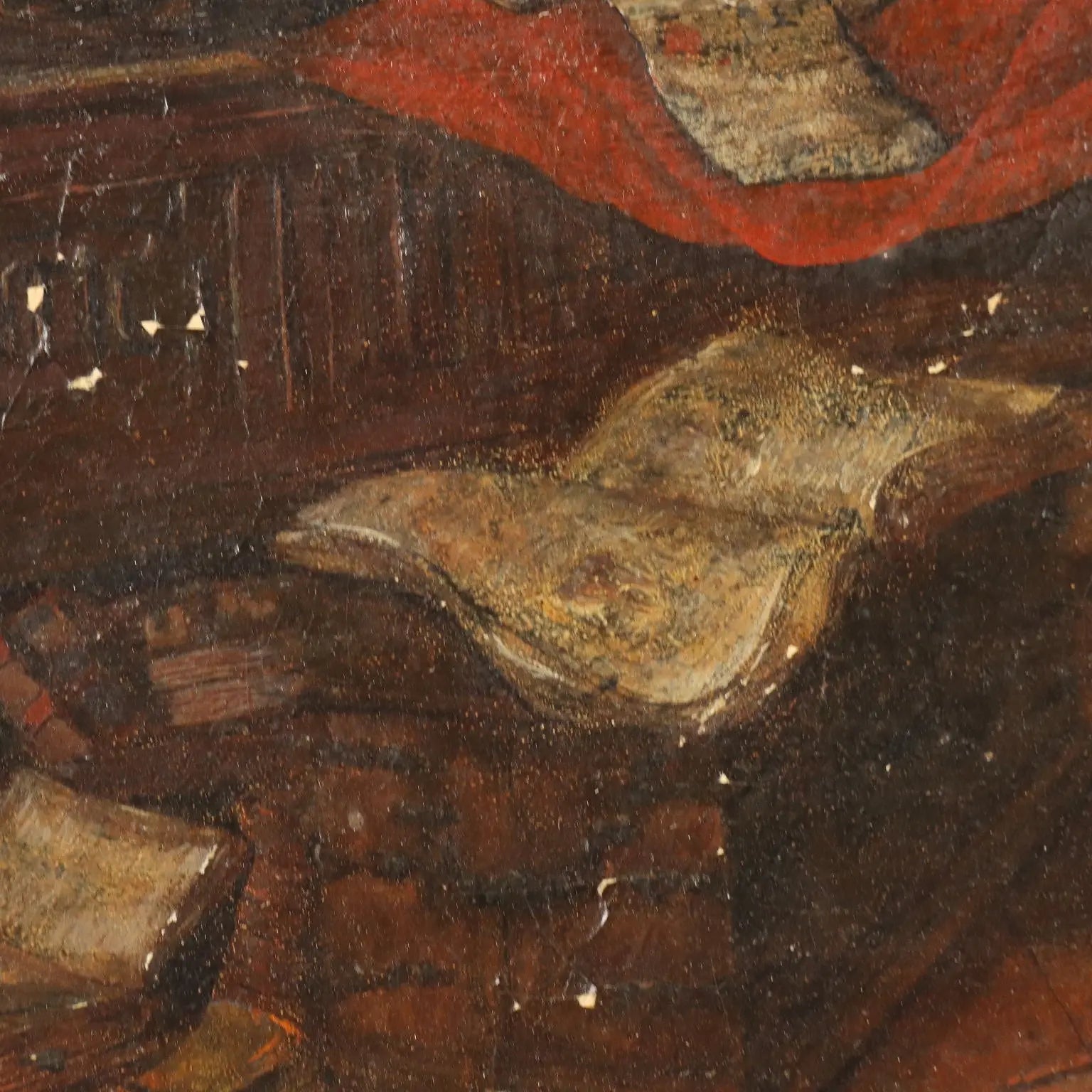 Antique Painting Signed Jeno Chemendy Monk XIX Century - Interior with Monk | Art | 19th Century