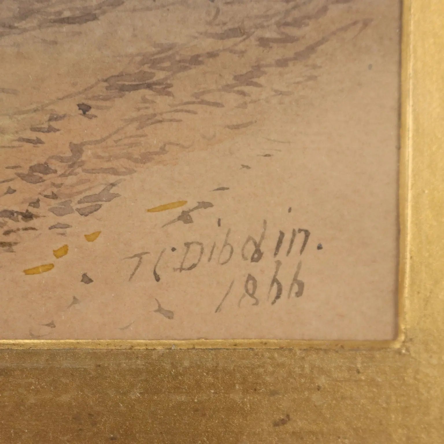 Antique Painting Signed T. Colman Dibdin Old Square in Rouen 1886 - Old Square in Rouen, France, 1866 | Art | 19th Century