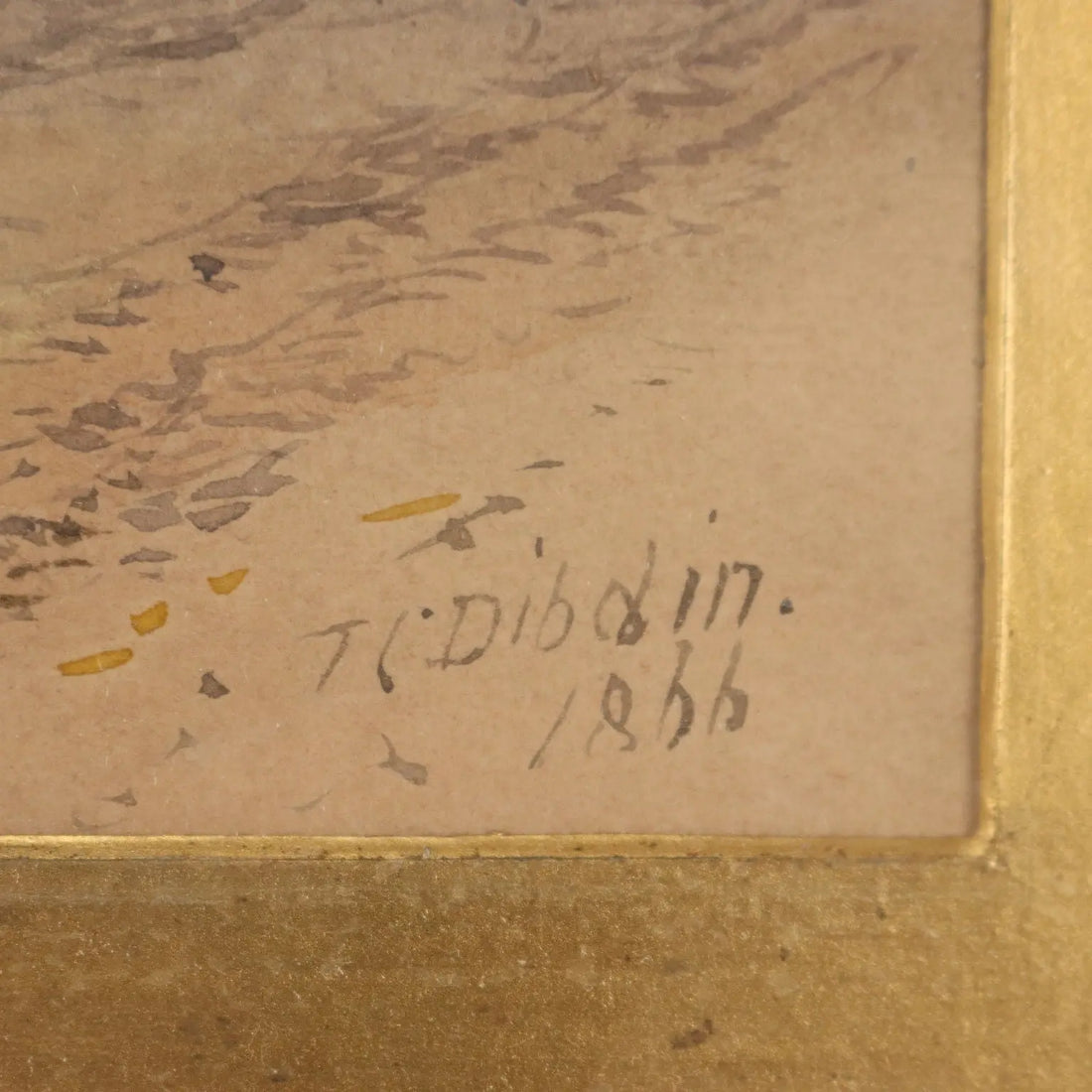 Antique Painting Signed T. Colman Dibdin Old Square in Rouen 1886 - Old Square in Rouen, France, 1866 | Art | 19th Century