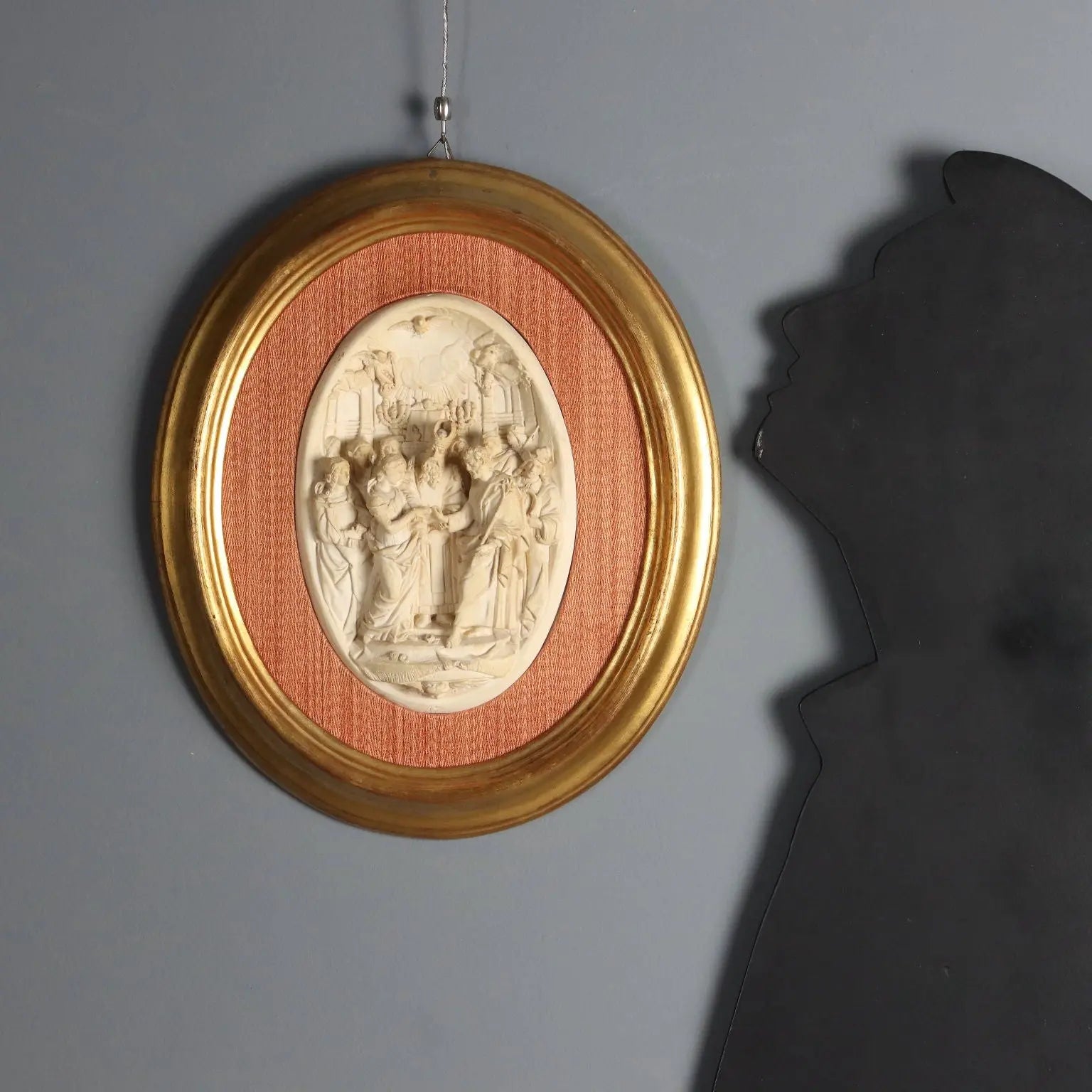Antique High Relief Wedding of Joseph and Mary Italy XIX Century | Art | 19th Century