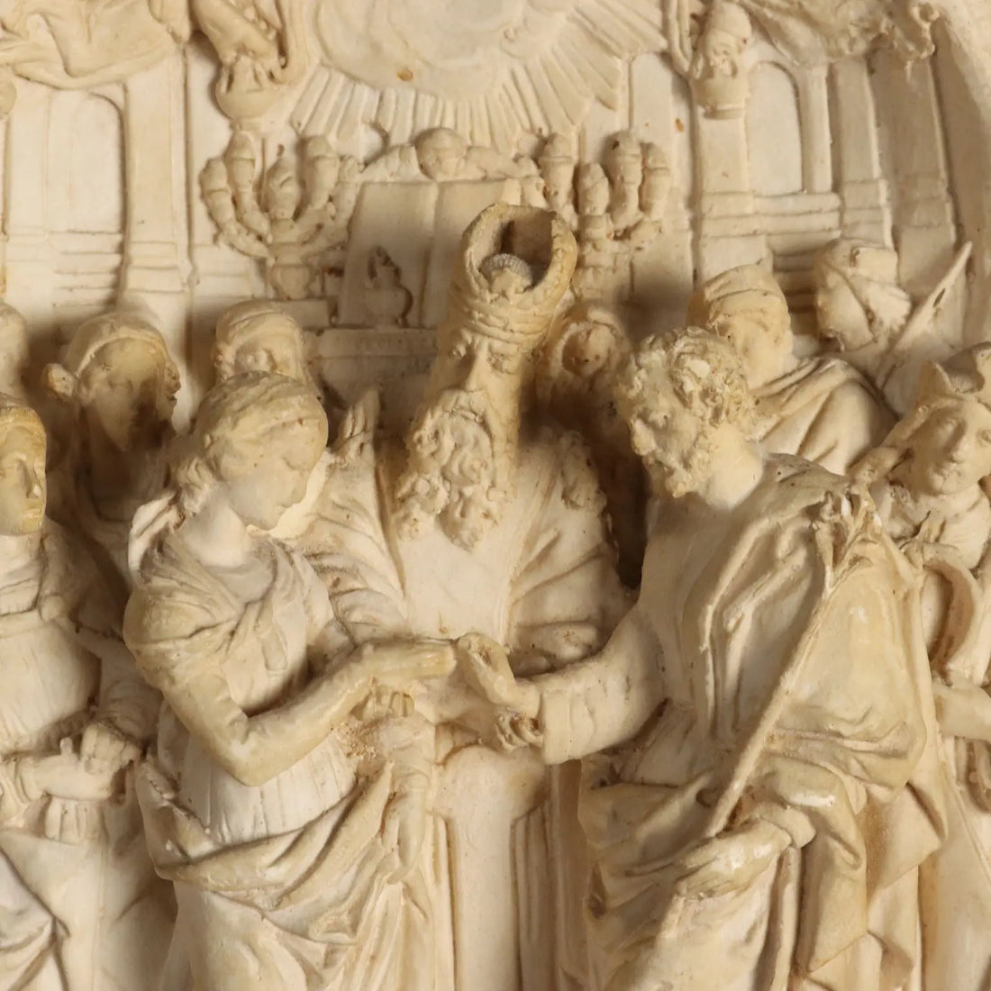 Antique High Relief Wedding of Joseph and Mary Italy XIX Century | Art | 19th Century