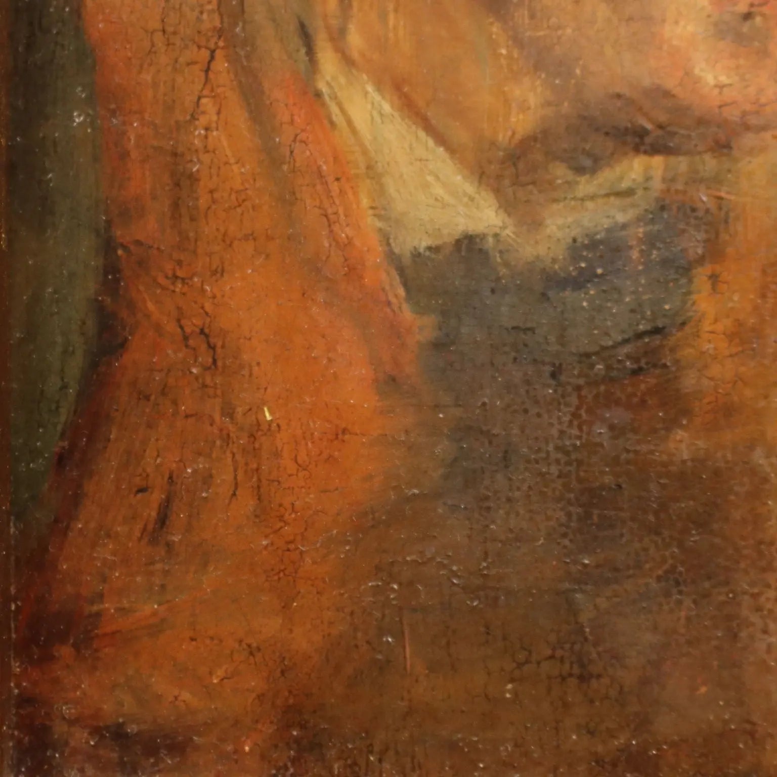Antique Painting Signed Pietro Scoppetta Oil on Board XIX Century - Male Face | Art | 19th Century