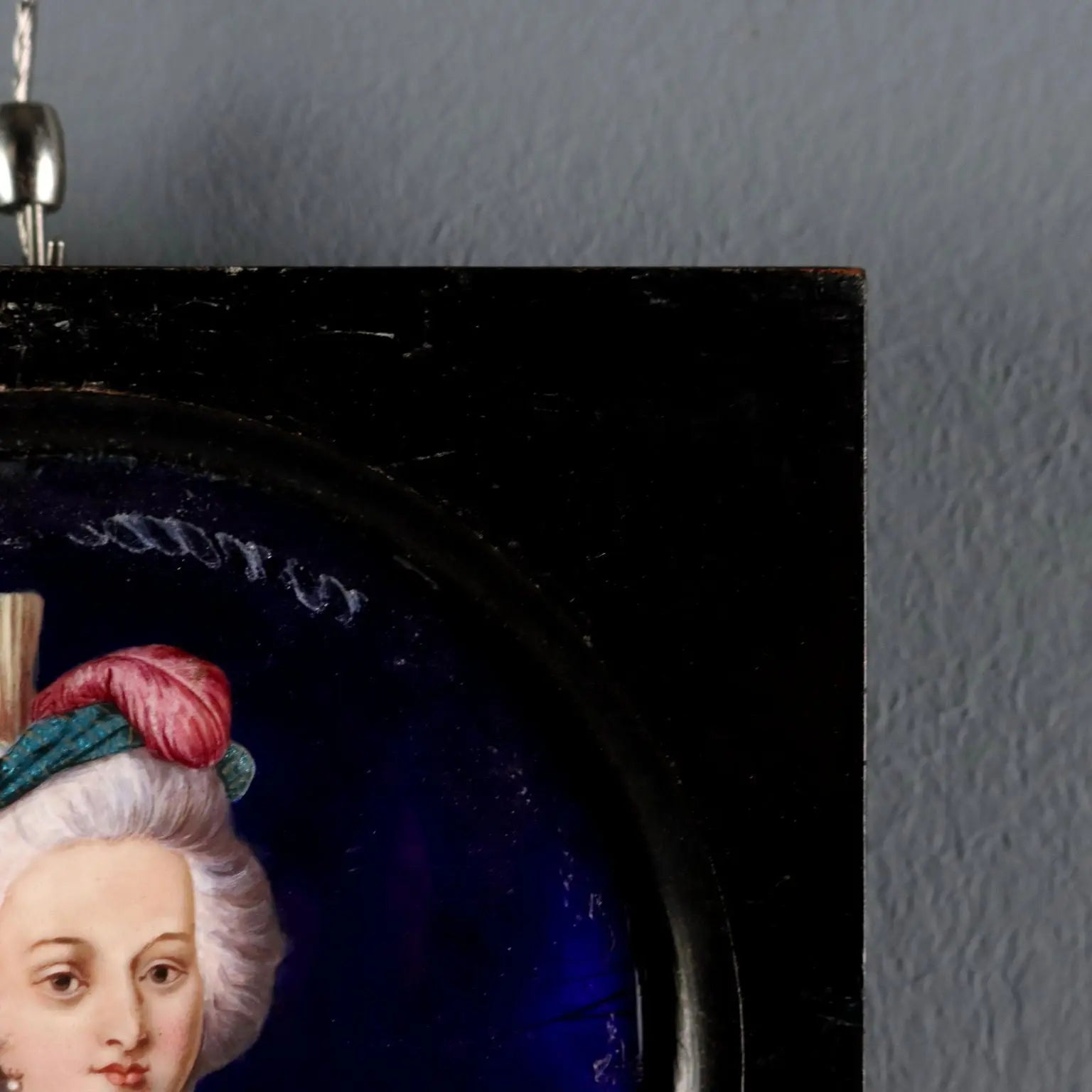 Antique Painting Portrait of a Noblewoman Limoges Enamels '800 - Limoges Enamels on Copper | Art | 19th Century