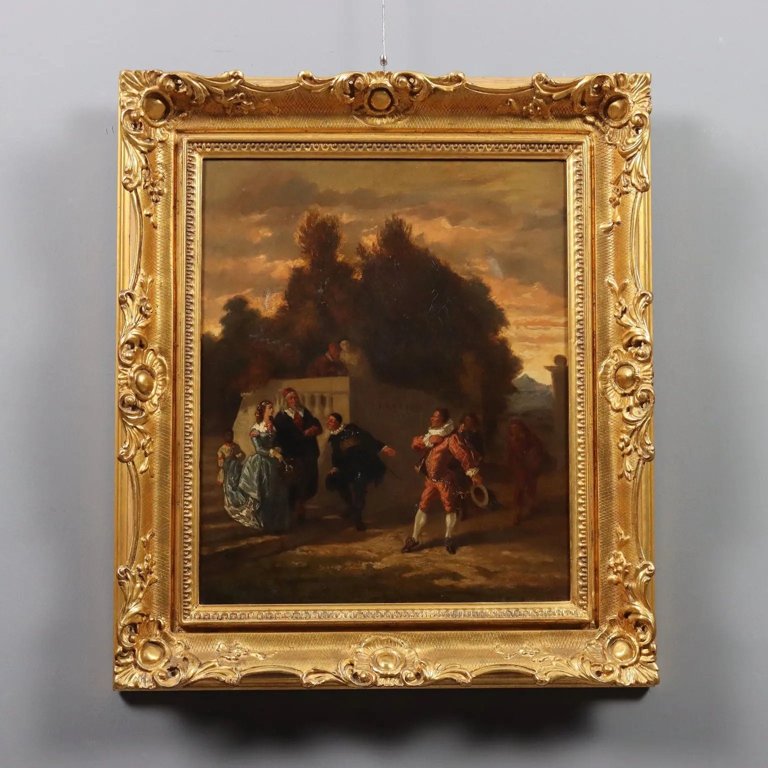 Antique Painting The Presentation Oil on Canvas French School '800 | Art | 19th Century
