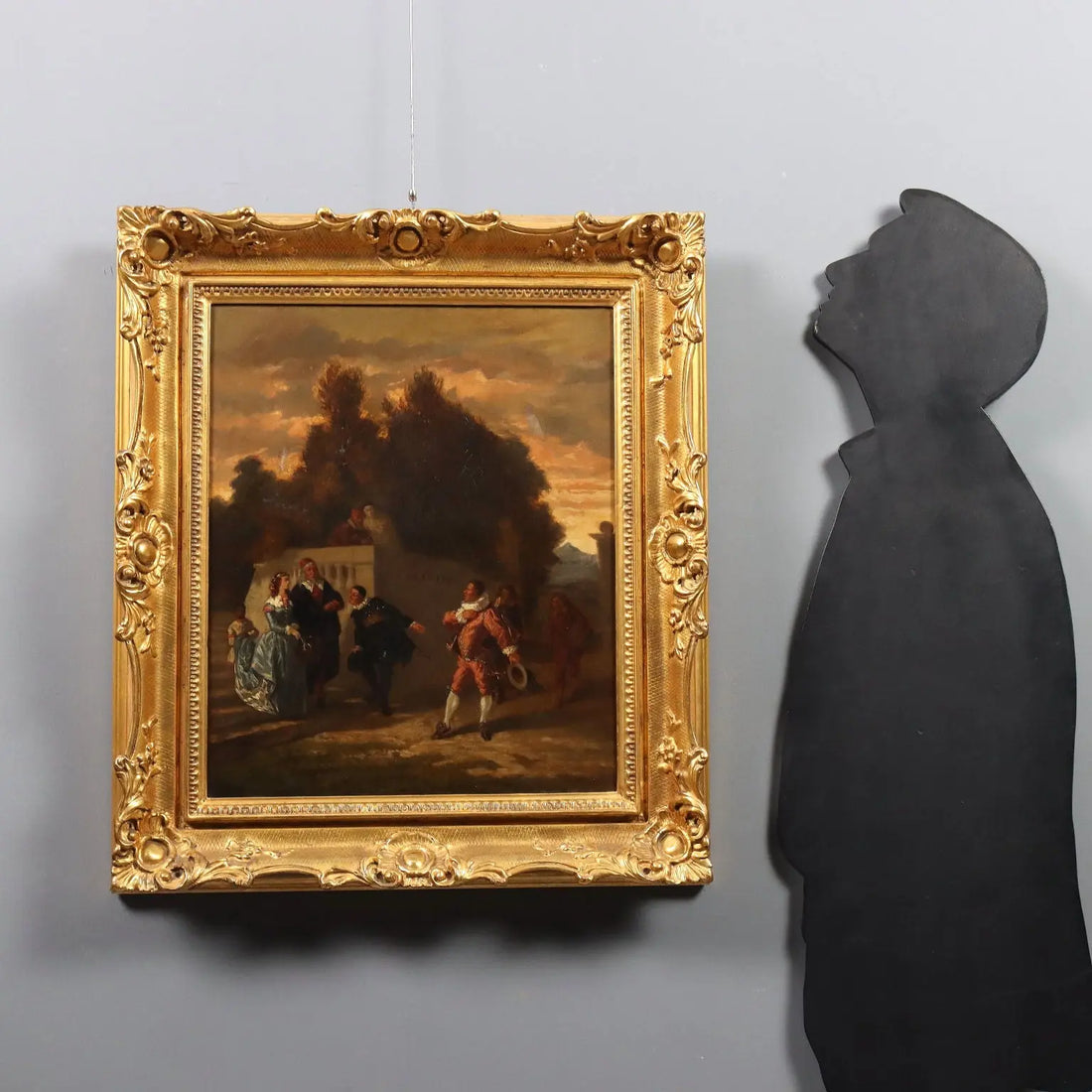 Antique Painting The Presentation Oil on Canvas French School '800 | Art | 19th Century