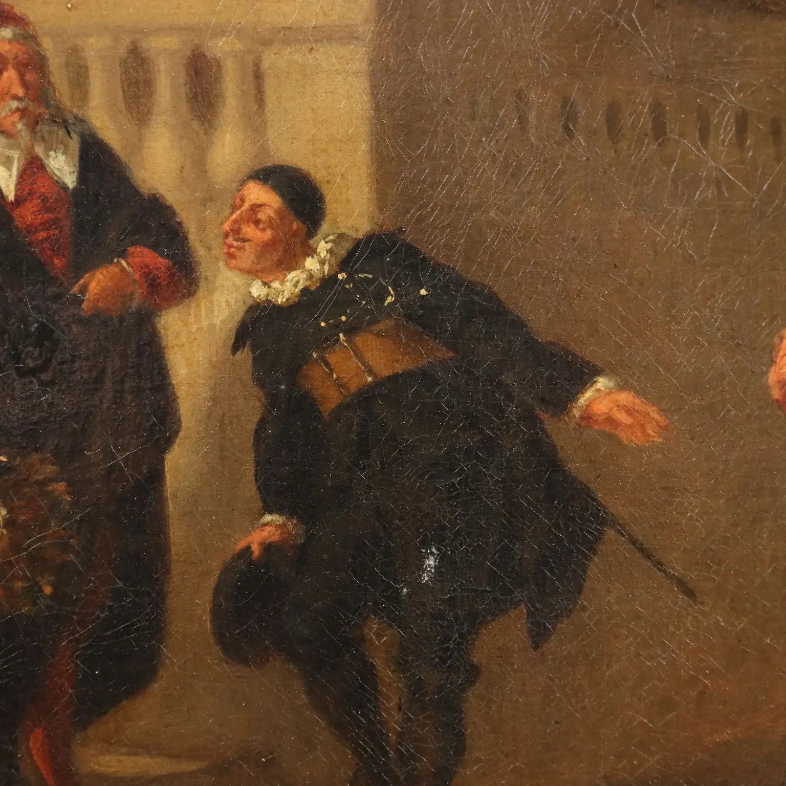Antique Painting The Presentation Oil on Canvas French School '800 | Art | 19th Century