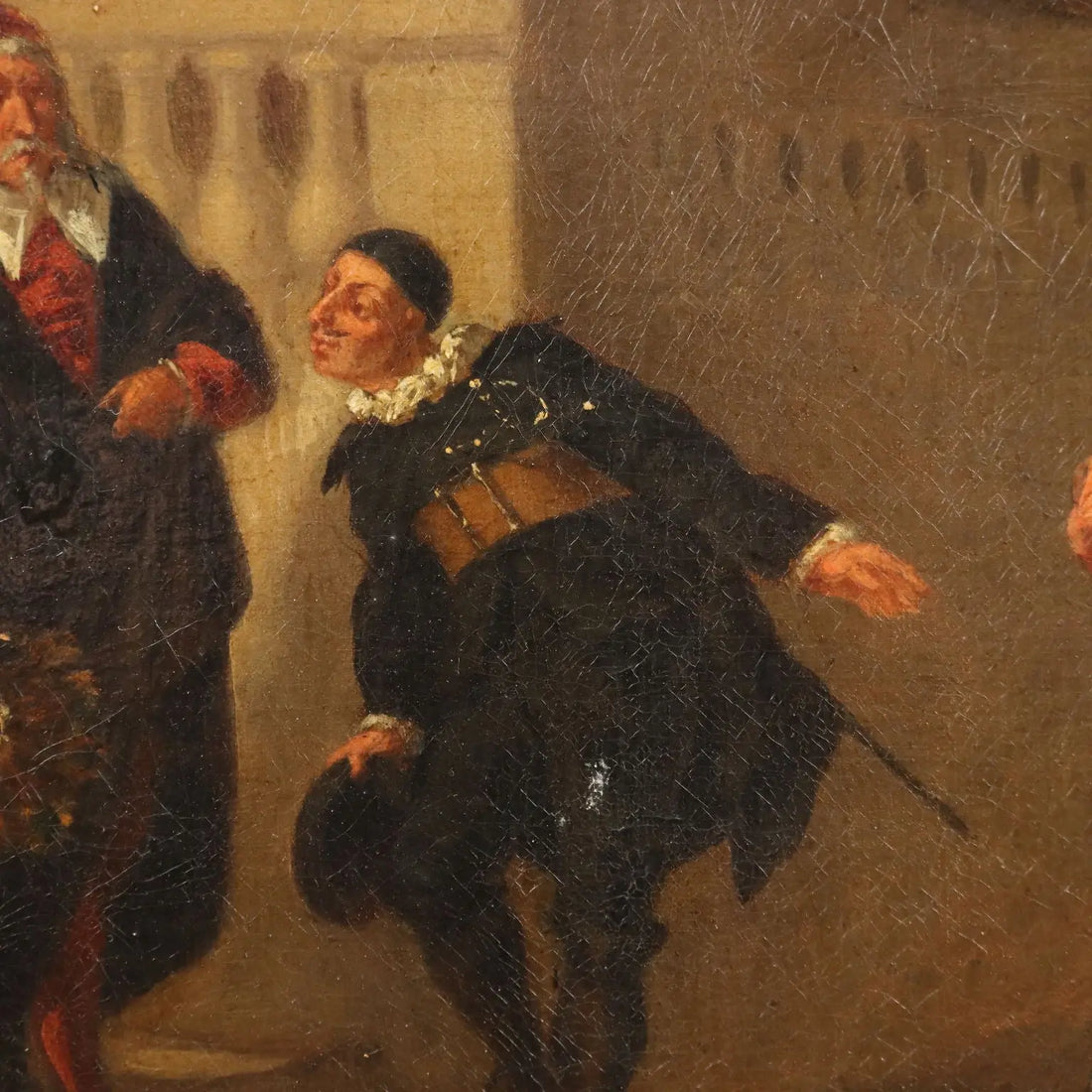 Antique Painting The Presentation Oil on Canvas French School '800 | Art | 19th Century