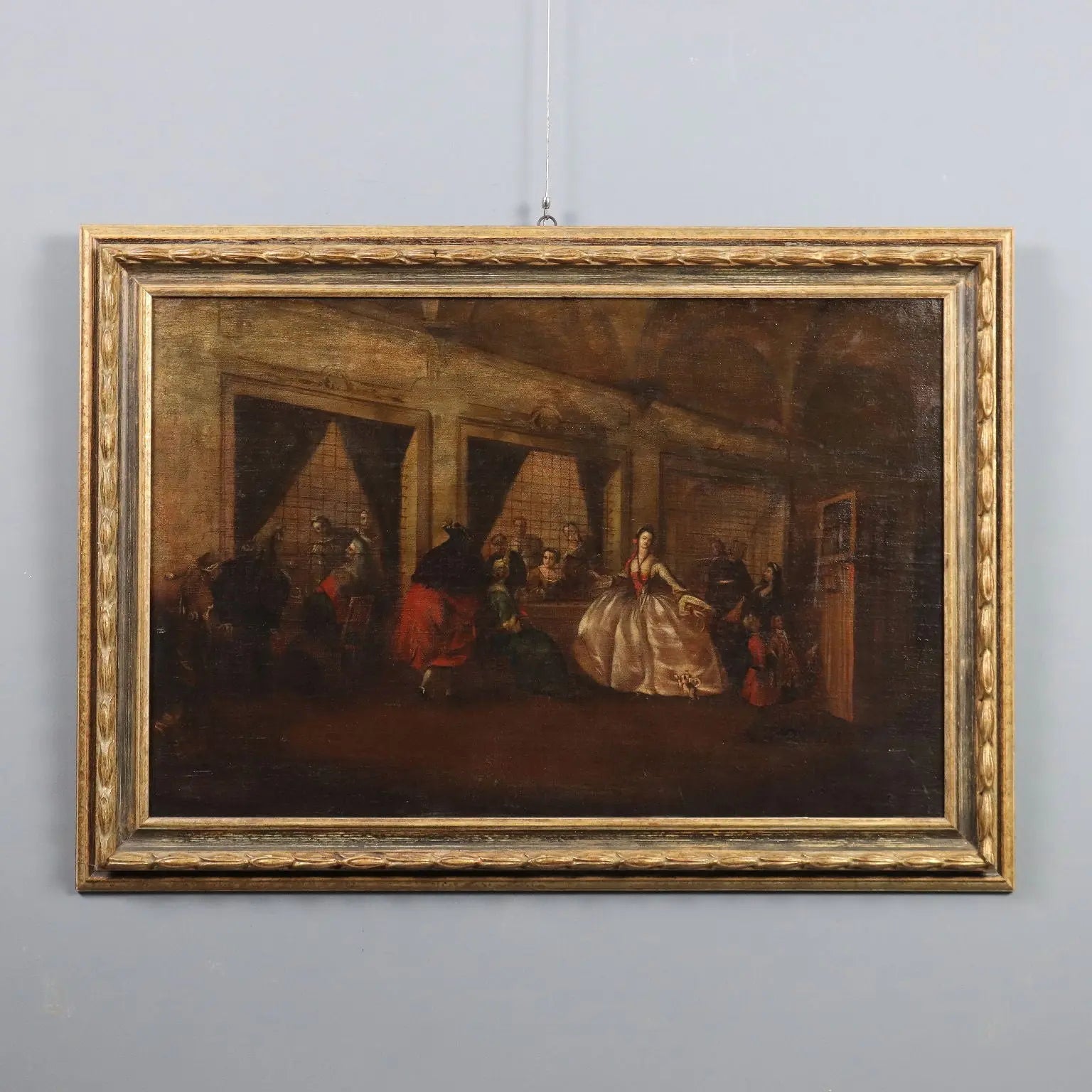 Antique Painting The Parlour of the Nuns of San Zaccaria '800 - Copy from Francesco Guardi | Art | 19th Century
