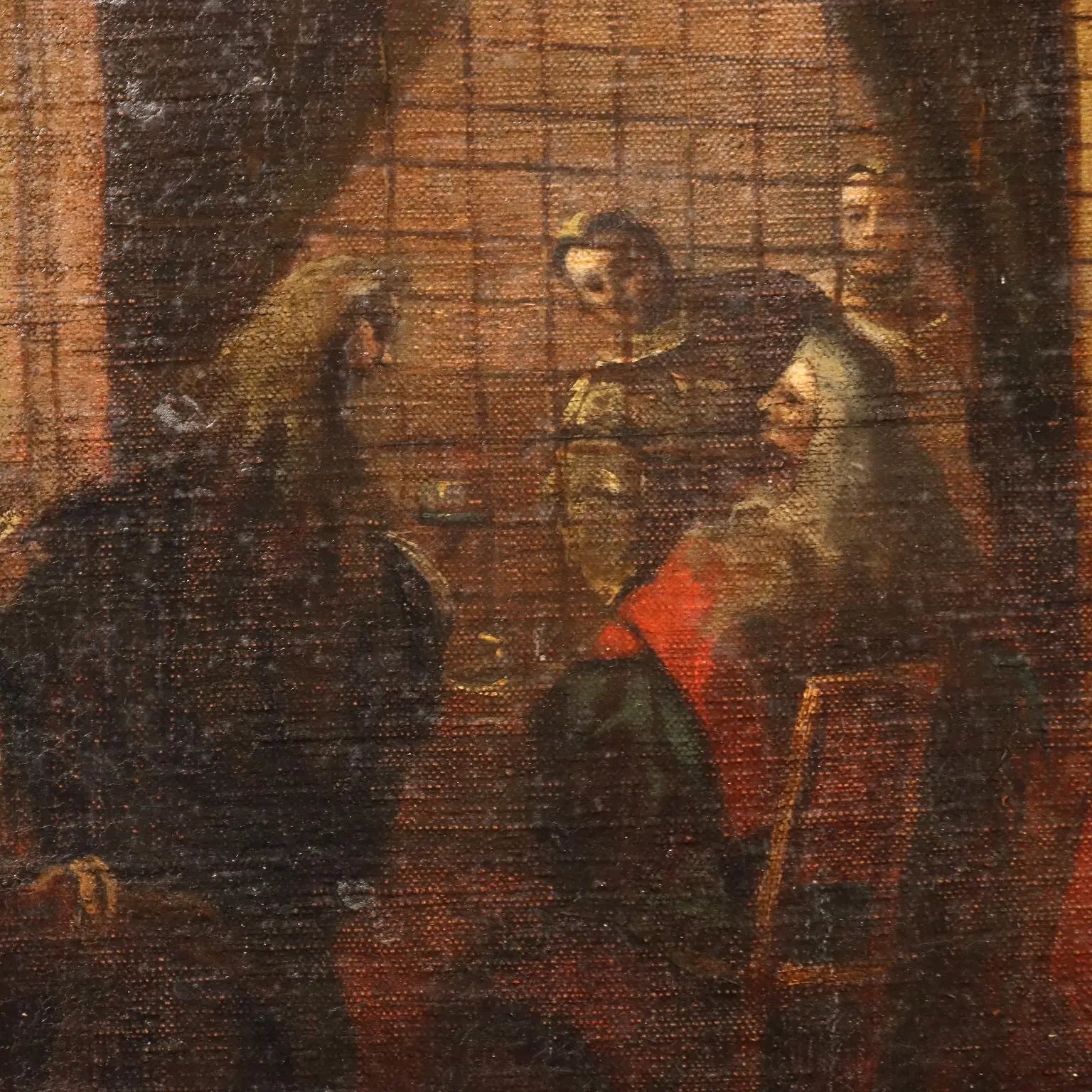Antique Painting The Parlour of the Nuns of San Zaccaria '800 - Copy from Francesco Guardi | Art | 19th Century