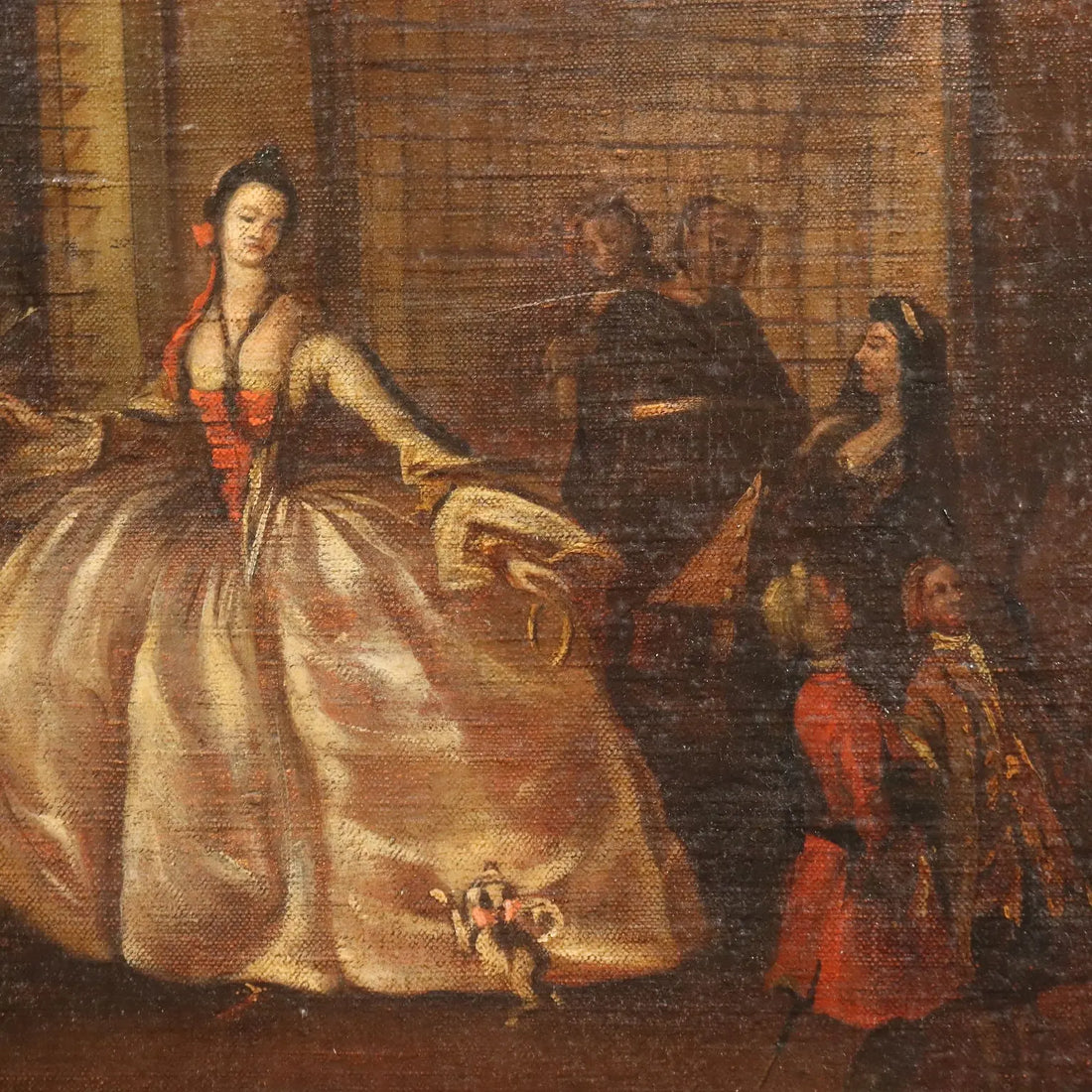 Antique Painting The Parlour of the Nuns of San Zaccaria '800 - Copy from Francesco Guardi | Art | 19th Century