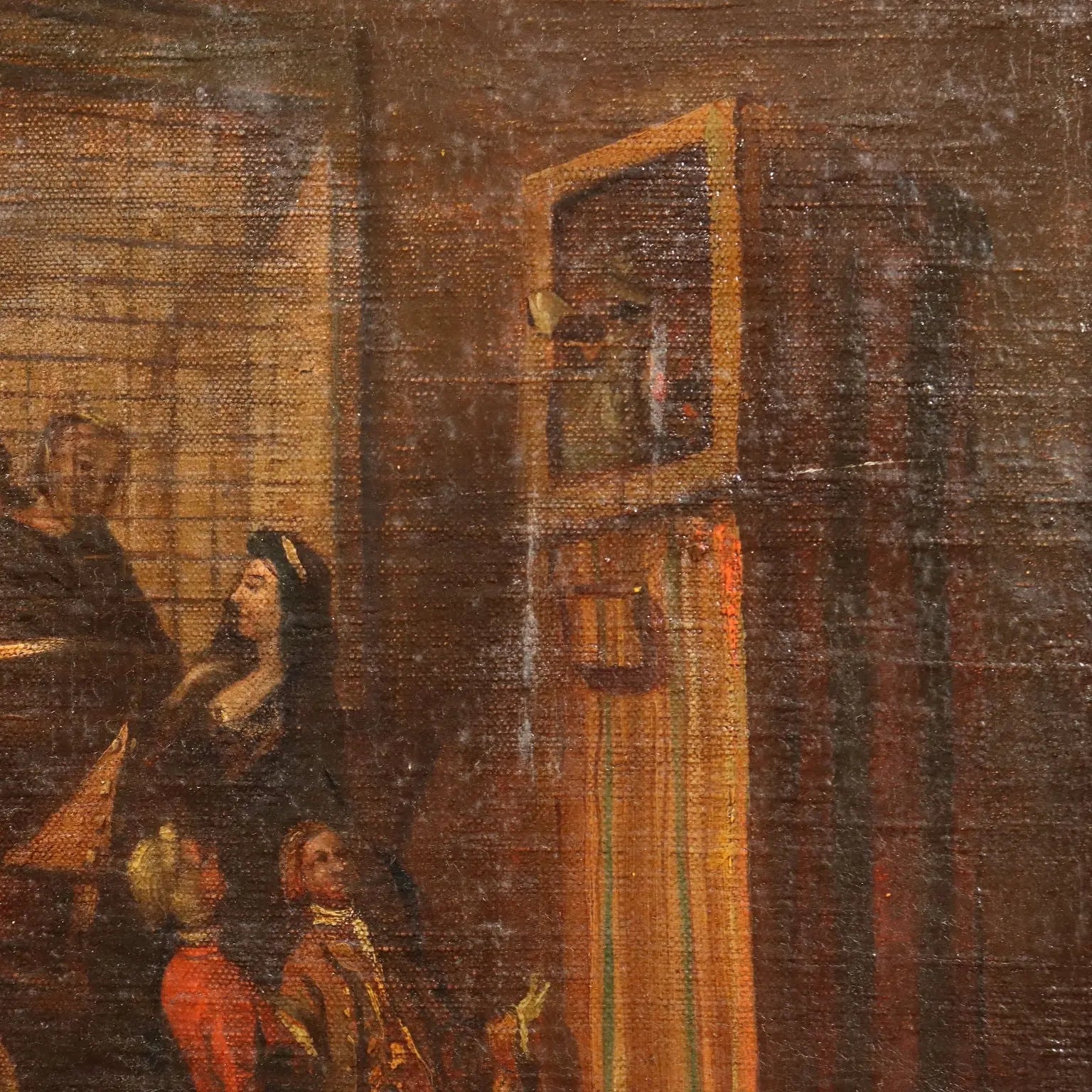 Antique Painting The Parlour of the Nuns of San Zaccaria '800 - Copy from Francesco Guardi | Art | 19th Century