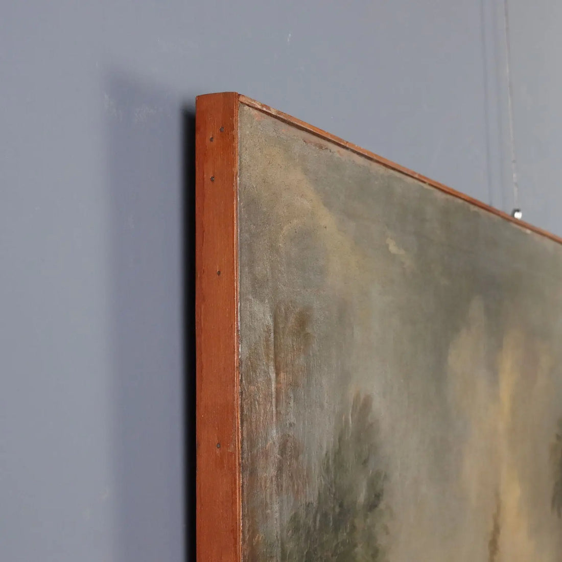 Antique Painting Mythological Subject Oil on Canvas XIX Century