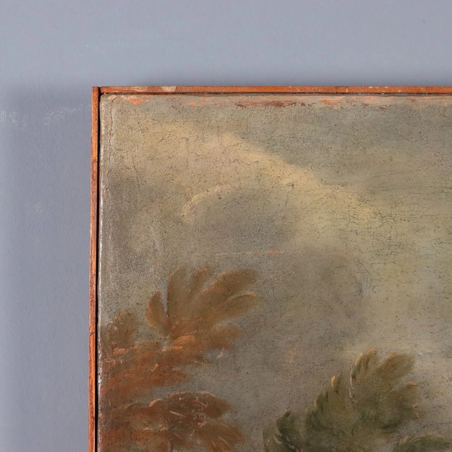 Antique Painting Mythological Subject Oil on Canvas XIX Century