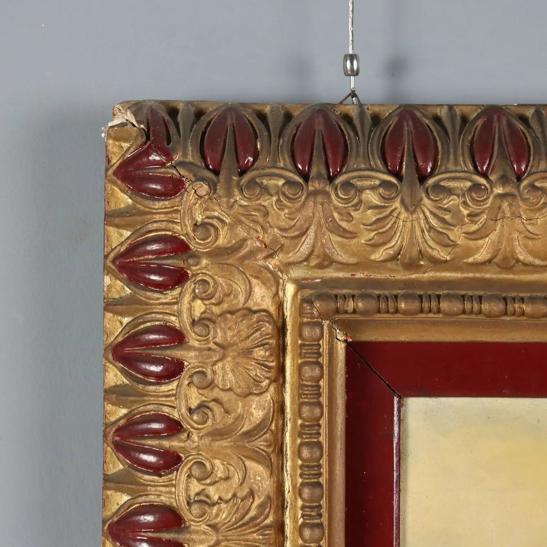 Antique Painting Giuseppe Buscaglione Oil on Canvas XIX Century