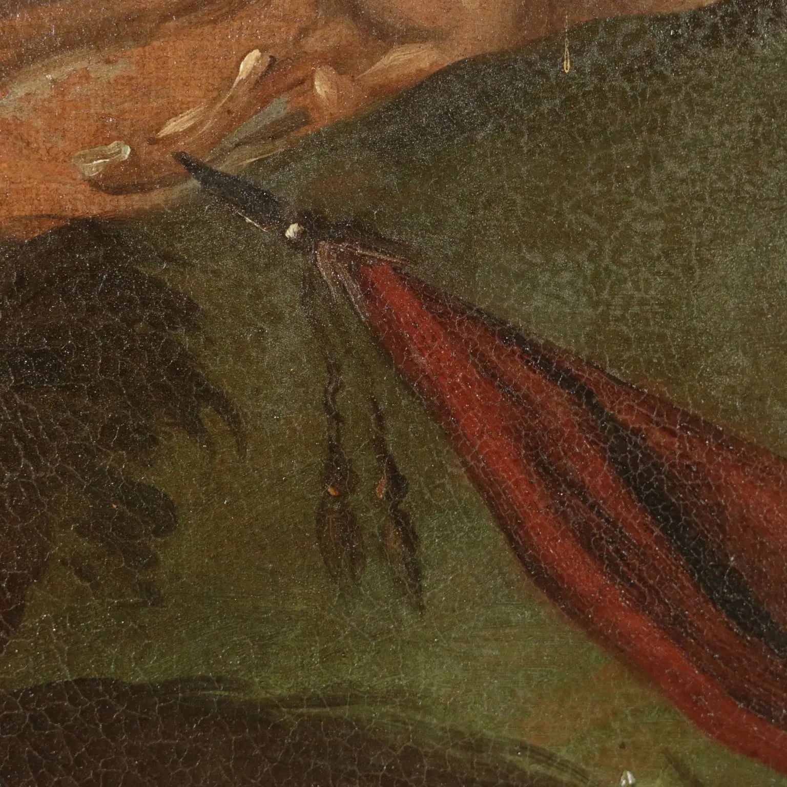 Battle Scene Oil On Canvas 17th Century | Art | Antique Painting