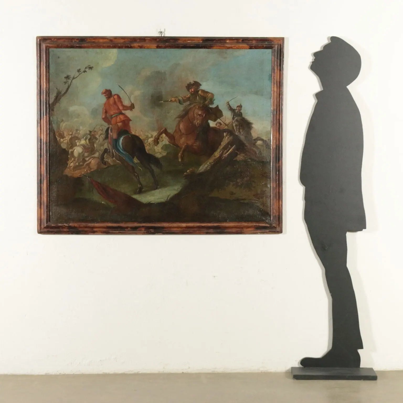 Battle Scene Oil On Canvas 17th Century | Art | Antique Painting