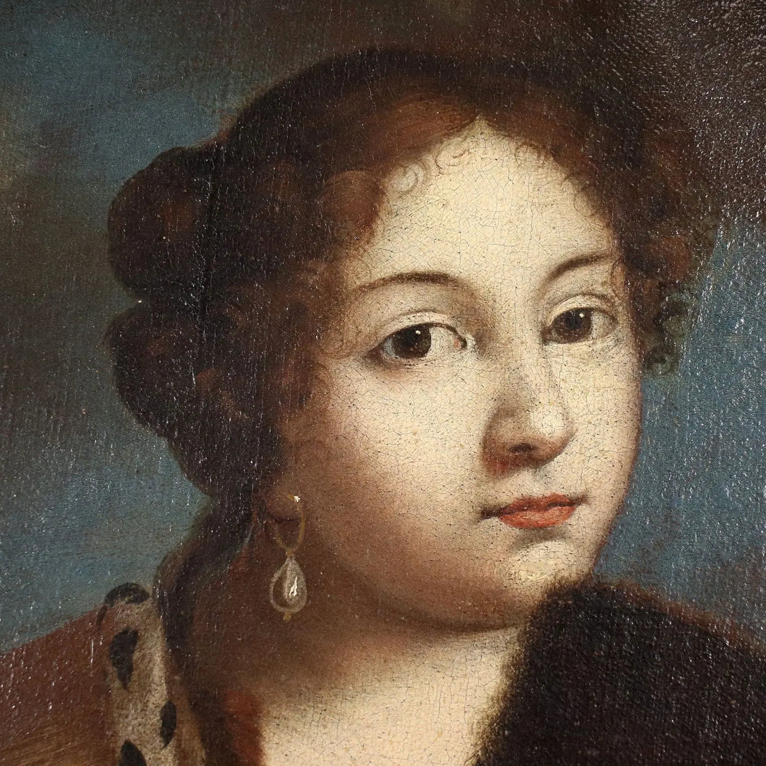 Female Portrait Oil on Canvas Italy XVIII Century | Art | Antique Painting