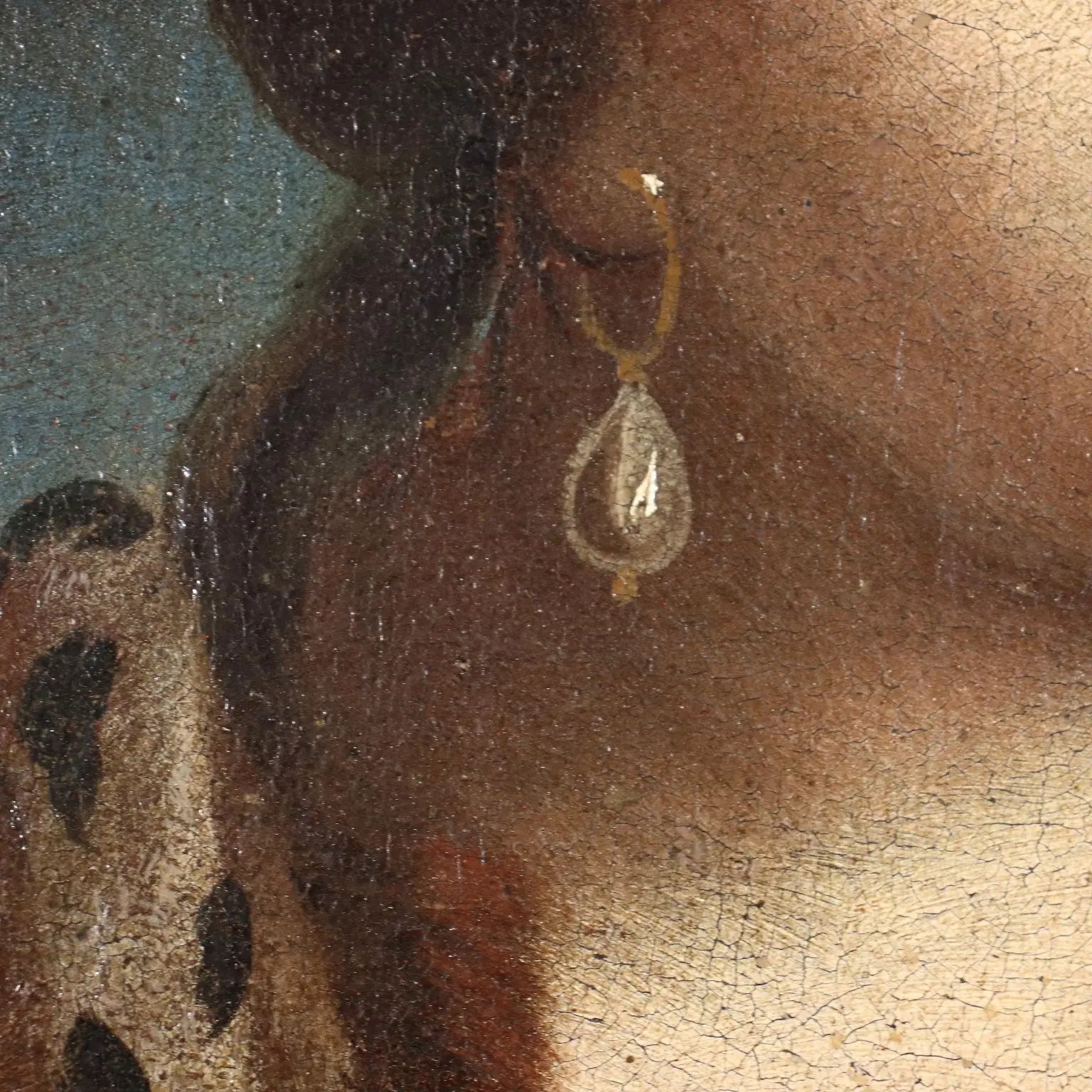 Female Portrait Oil on Canvas Italy XVIII Century | Art | Antique Painting