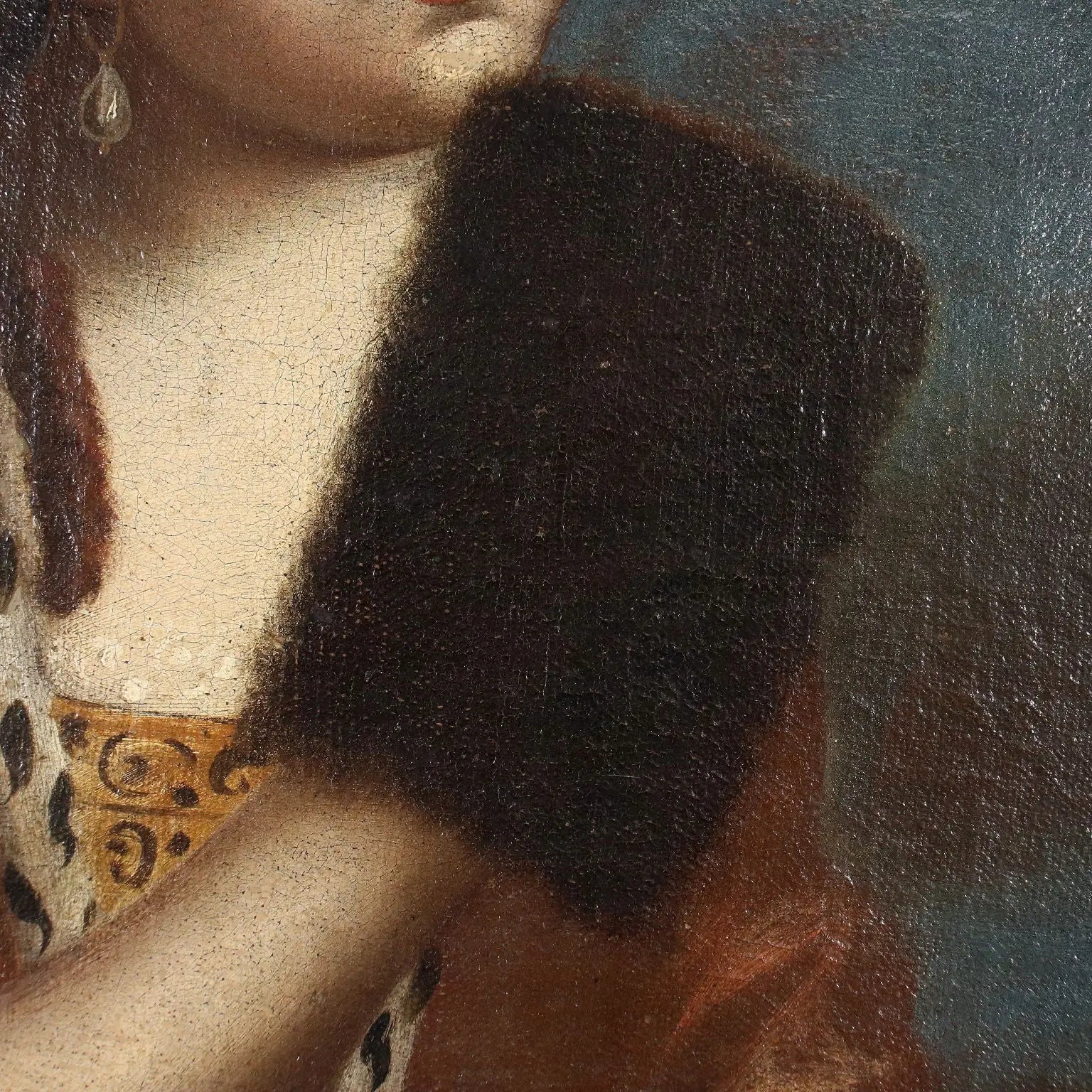 Female Portrait Oil on Canvas Italy XVIII Century | Art | Antique Painting