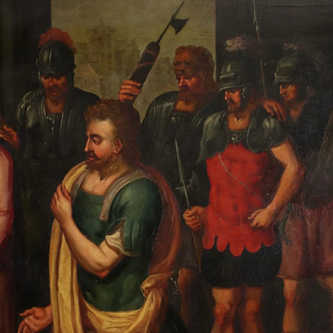 The Continence of Scipio Oil on Table Italy XVII Century | Art | Antique Painting