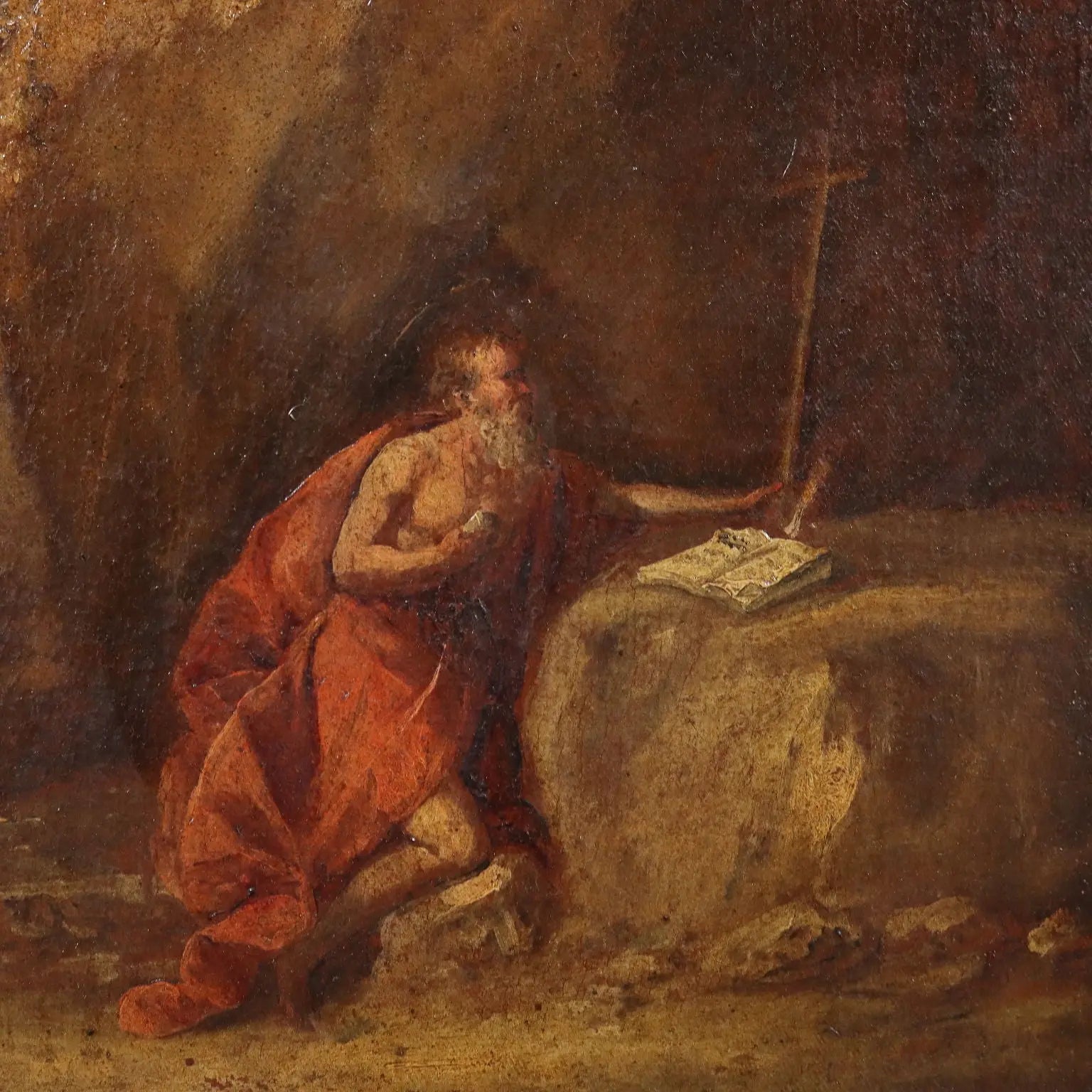 Oil on Canvas Religious Subject Italy XVII-XVIII Century | Art | Antique Painting