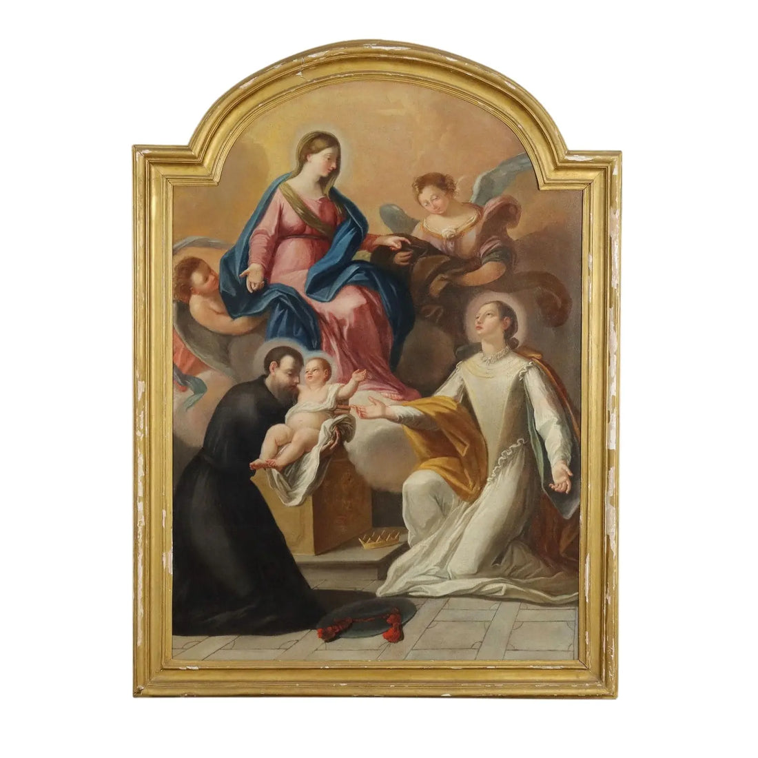Religious Subject Oil on Canvas Italy XVII-XVIII Century | Art | Antique Painting