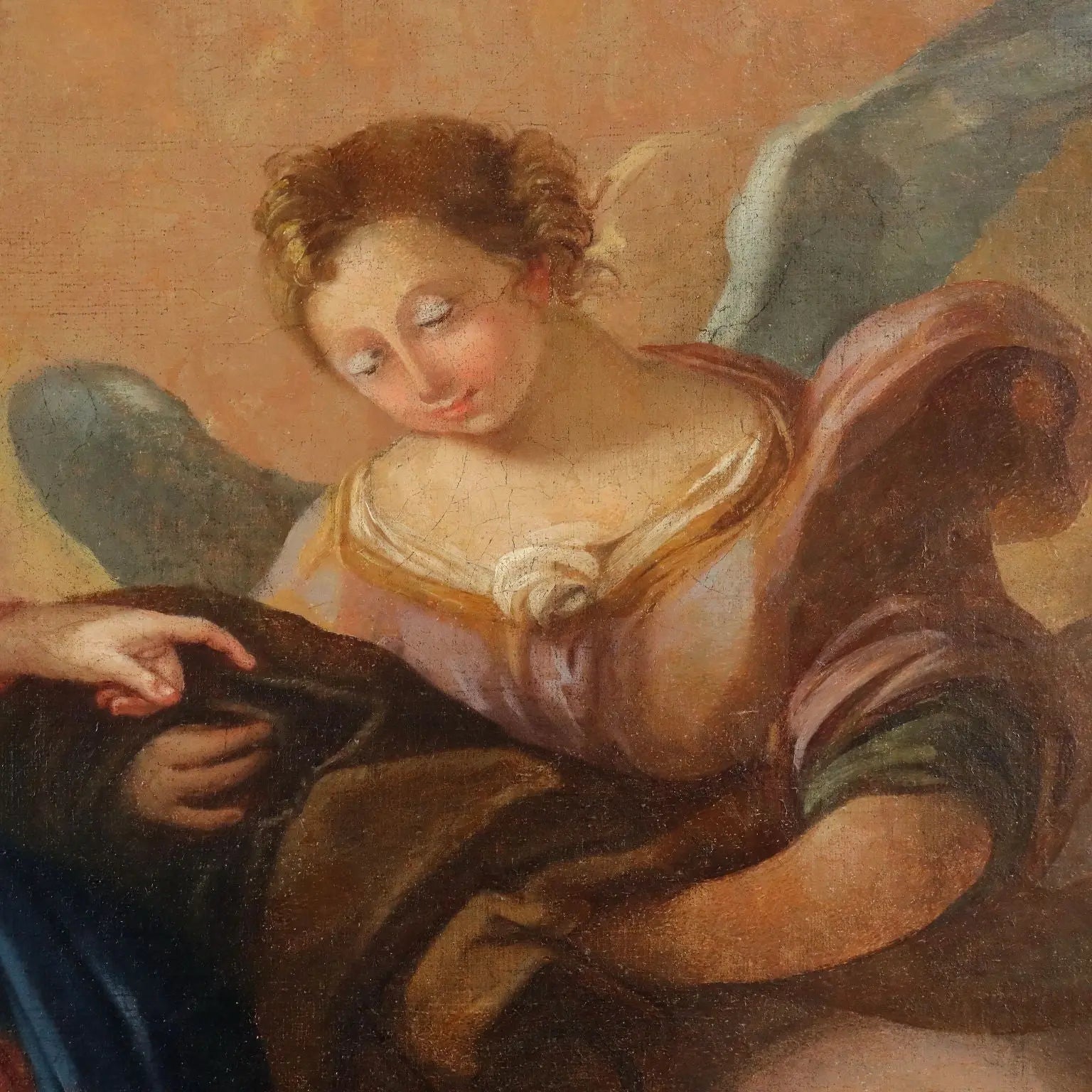 Religious Subject Oil on Canvas Italy XVII-XVIII Century | Art | Antique Painting