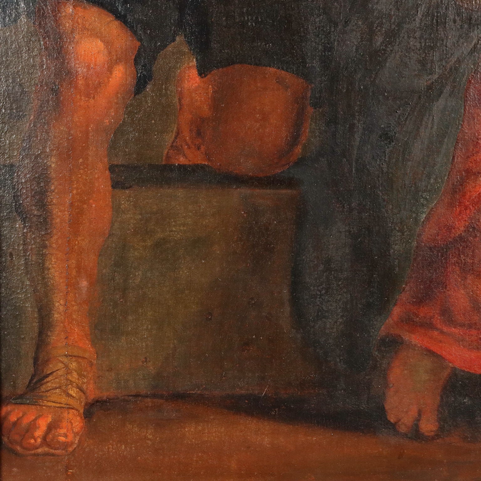 Religious Subject Oil on Canvas Italy XVII Century | Art  Antique Painting