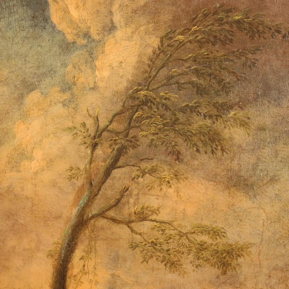 Painting Landscape with Figures and Herds Oil on Canvas XVIII Century | Art | Antique Painting