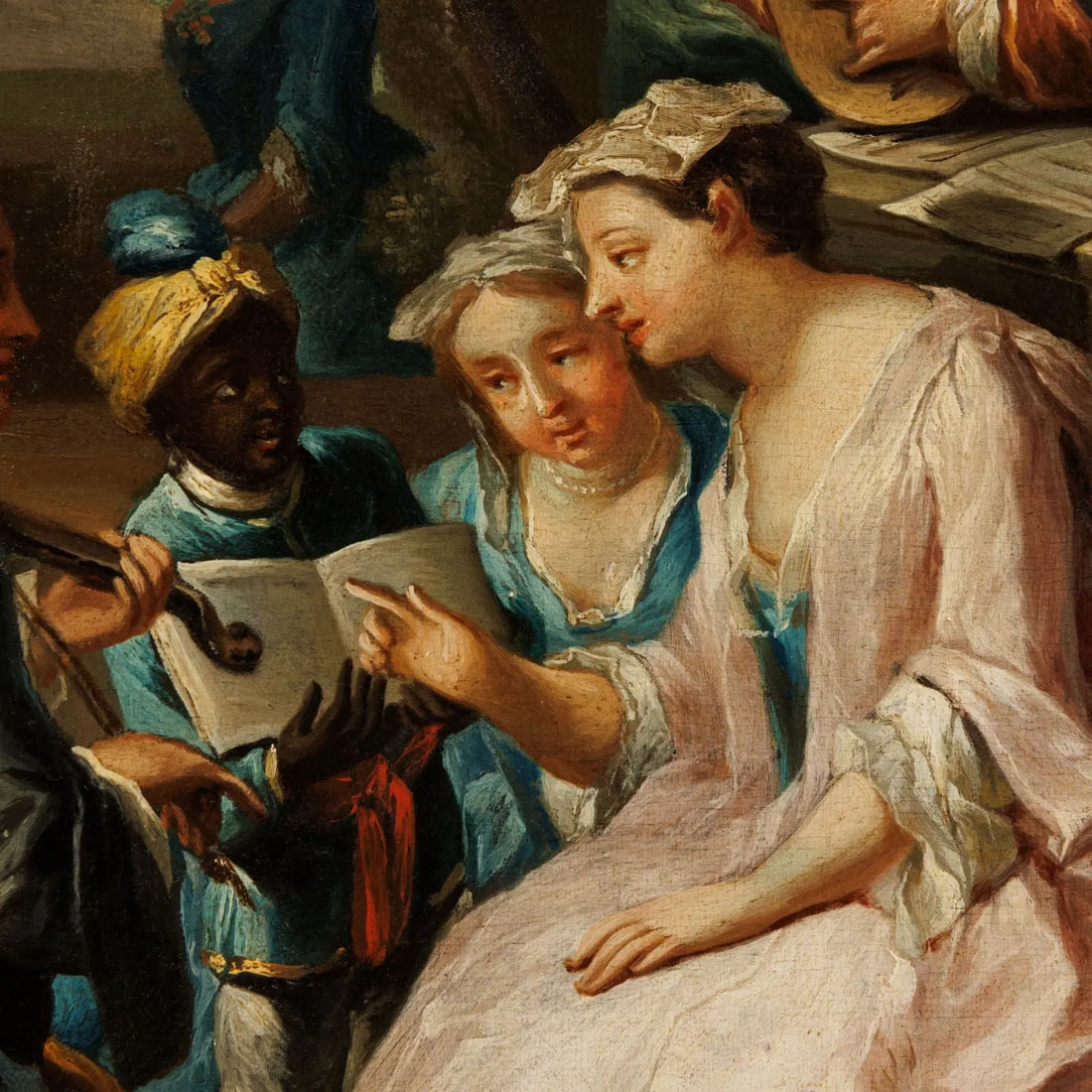Antique Painting Gallant Scene French School XVIII Century - French school. Mid 18th century | Art | Antique Painting