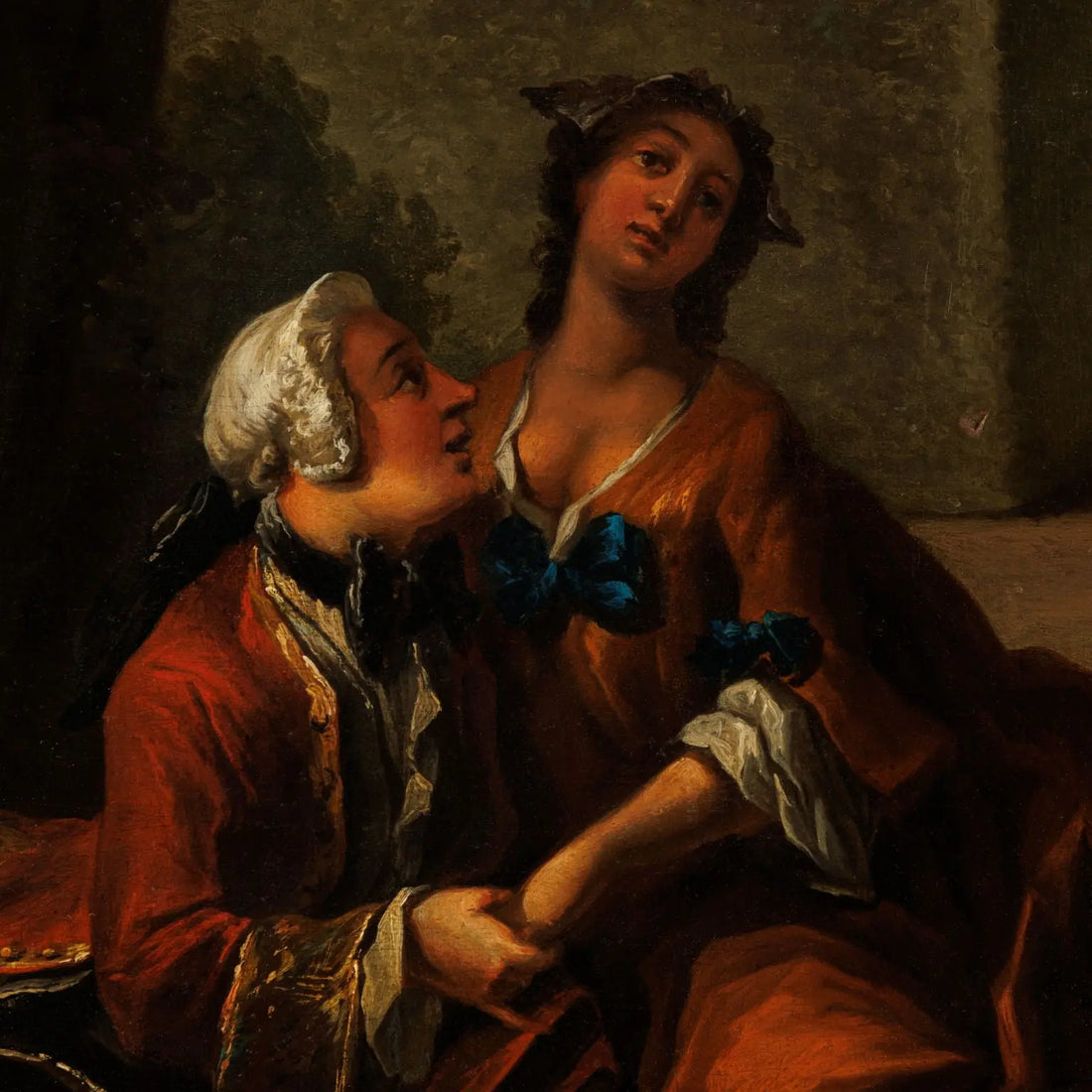 Antique Painting Gallant Scene French School XVIII Century - French school. Mid 18th century | Art | Antique Painting
