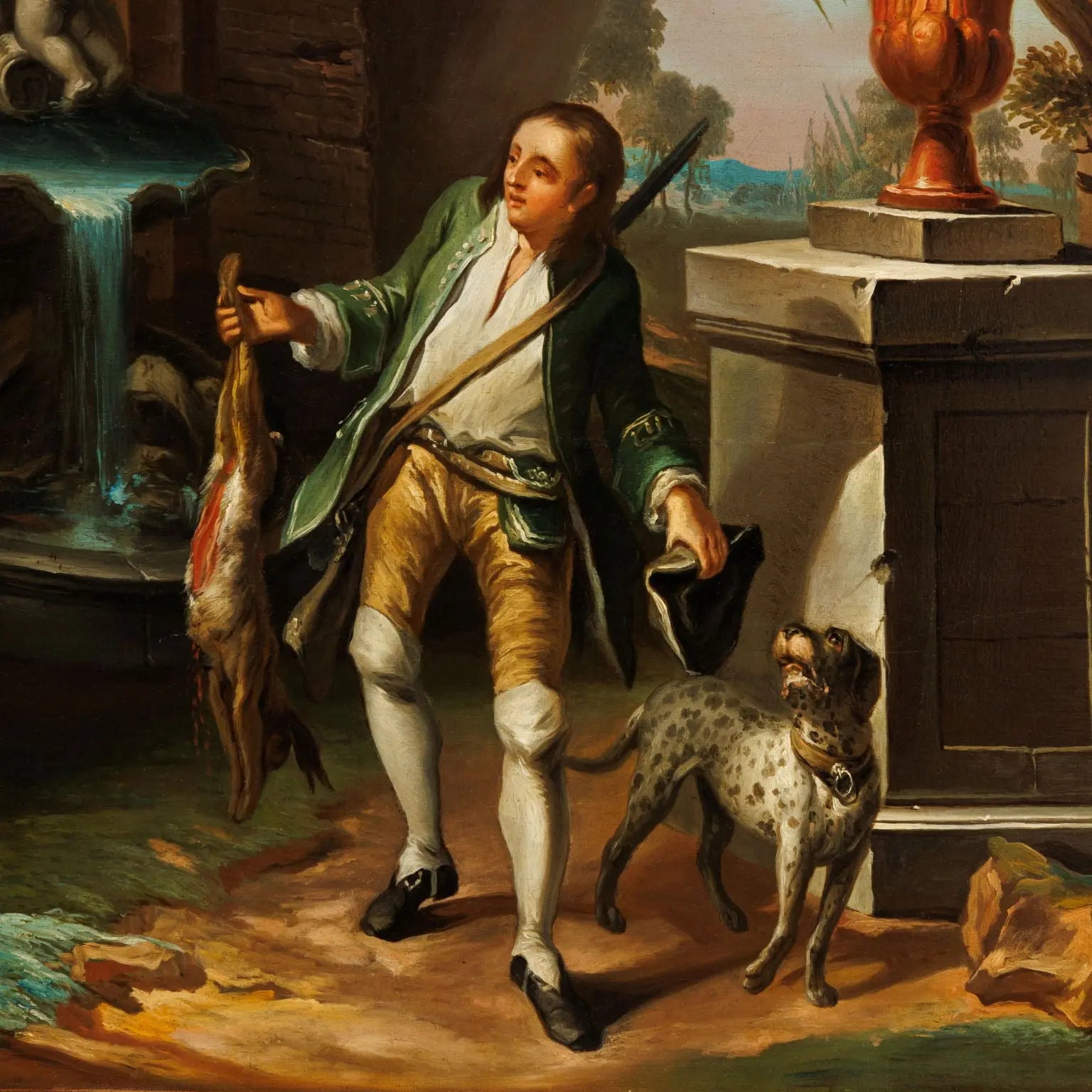 Antique Painting Gallant Scene French School XVIII Century - French school. Mid 18th century | Art | Antique Painting