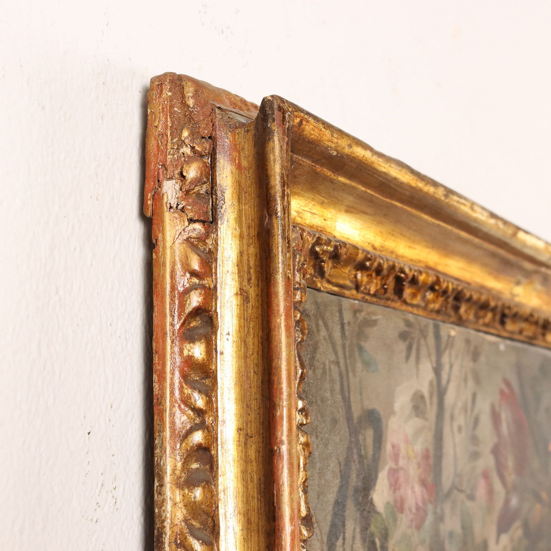 Ancient Painting '600-'700 Female Bust and Flower Garland Canvas | Art  Antique Painting