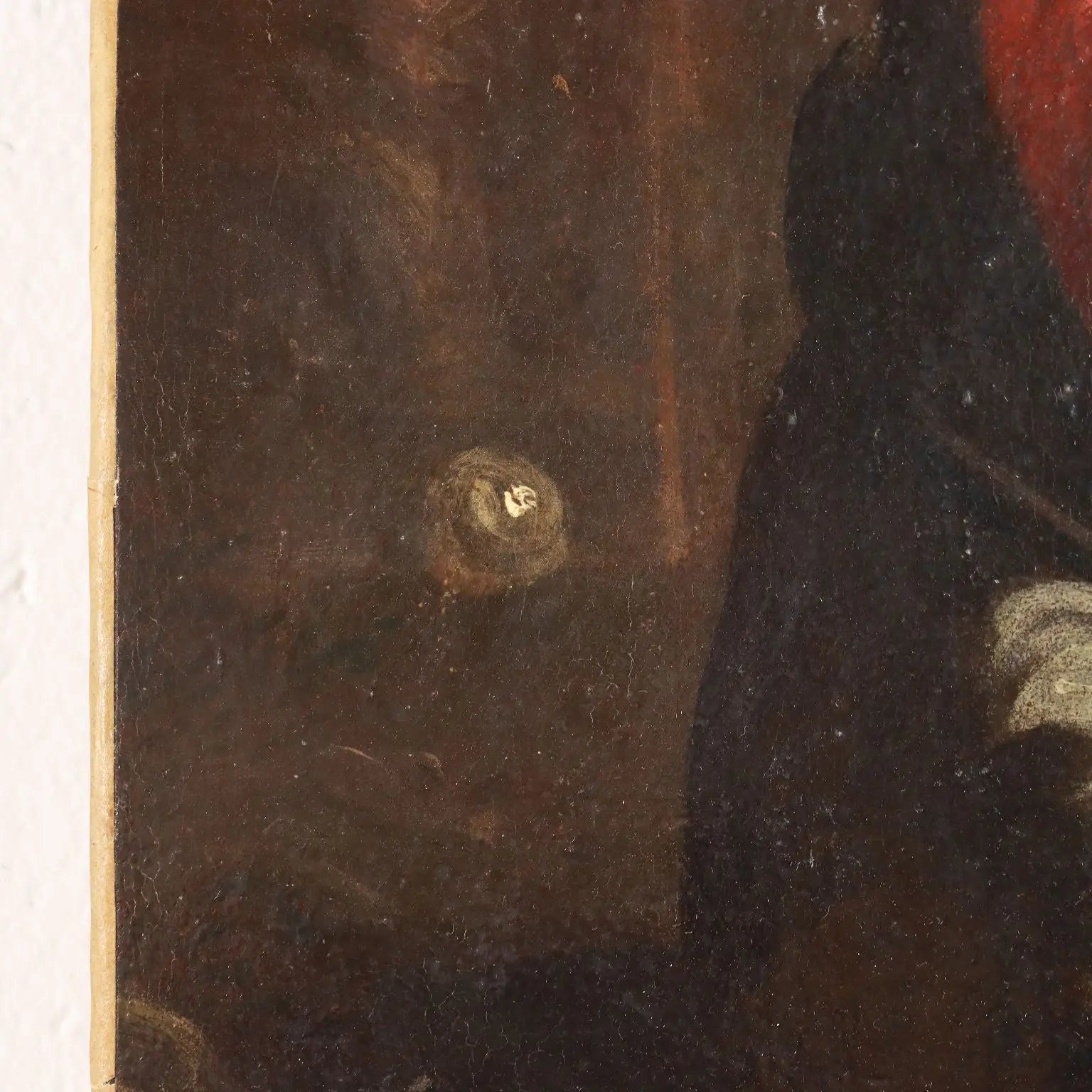 Painting Daniel in the Lion's Dem Oil on Canvas XVII Century | Art  Antique Painting