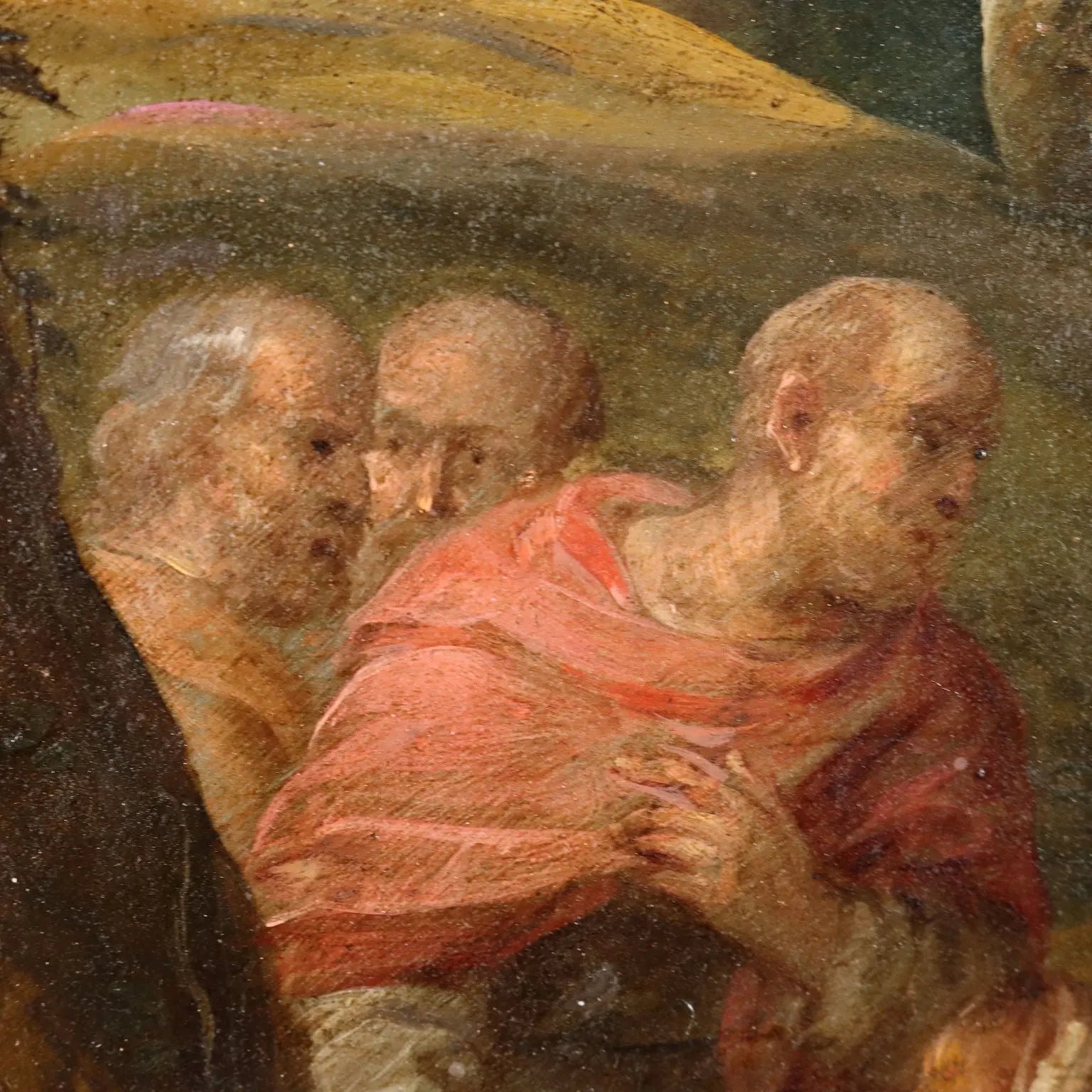 Ancient Painting Healing Scene '600 Oil on Copper | Art | Antique Painting