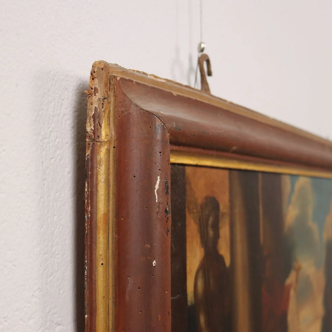 Antique Painting '600 The Rape of the Sabine Oil on Canvas Framed | Art | Antique Painting