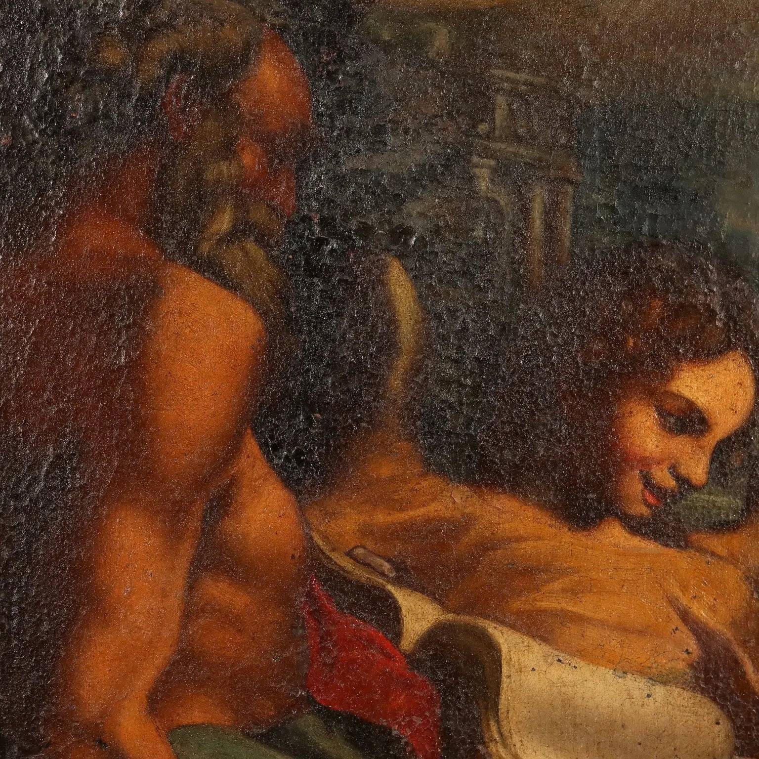 Antique Painting The Virgin Mary of St. Jerome Oil on Canvas '600 | Art | Antique Painting