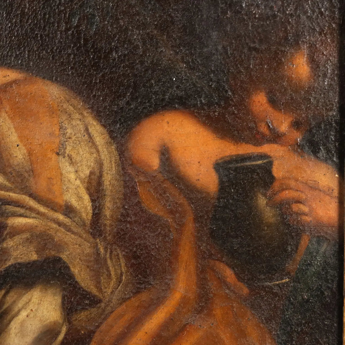 Antique Painting The Virgin Mary of St. Jerome Oil on Canvas '600 | Art | Antique Painting